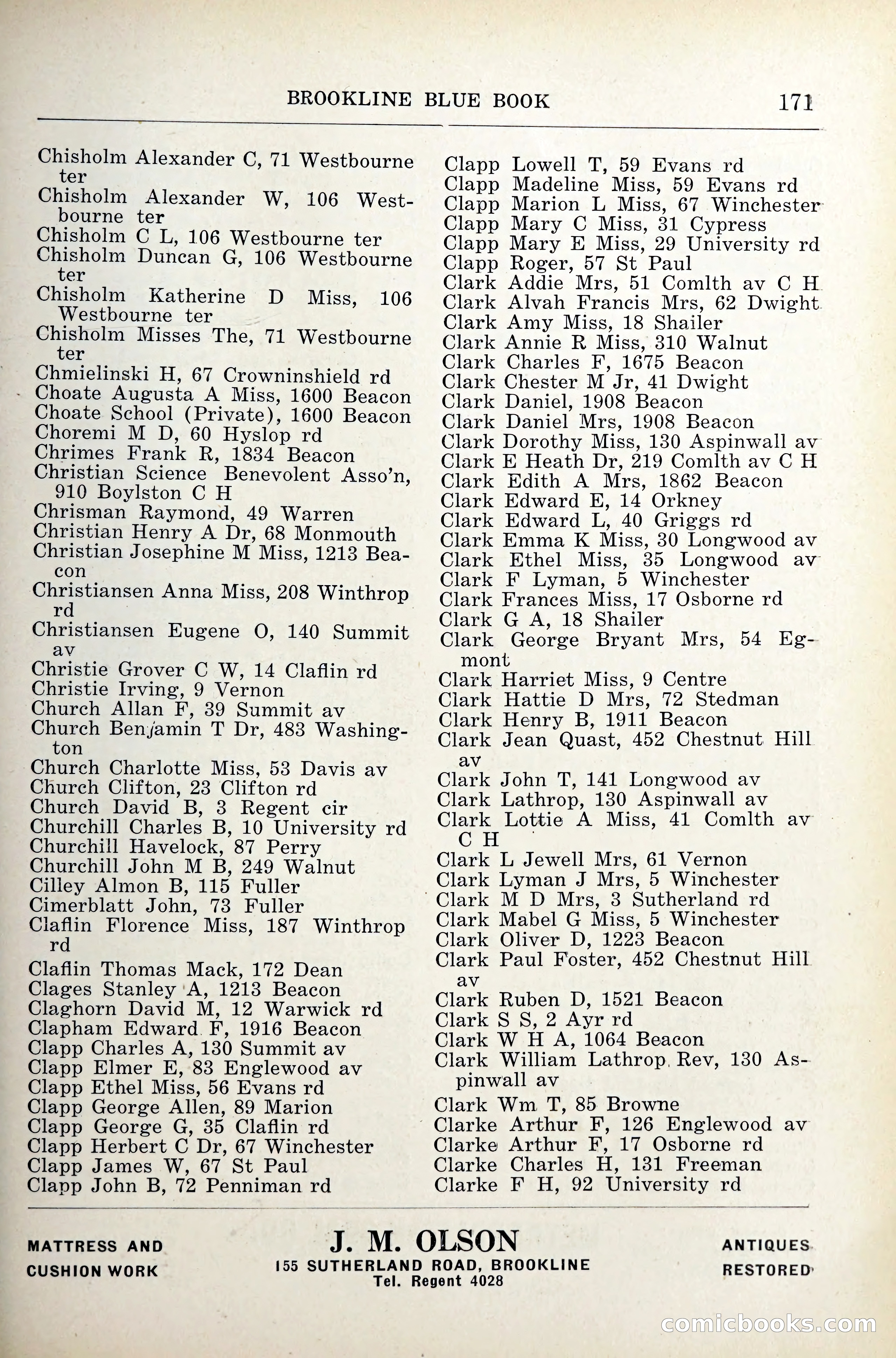 Blue Book of Brookline — page 212 of 341