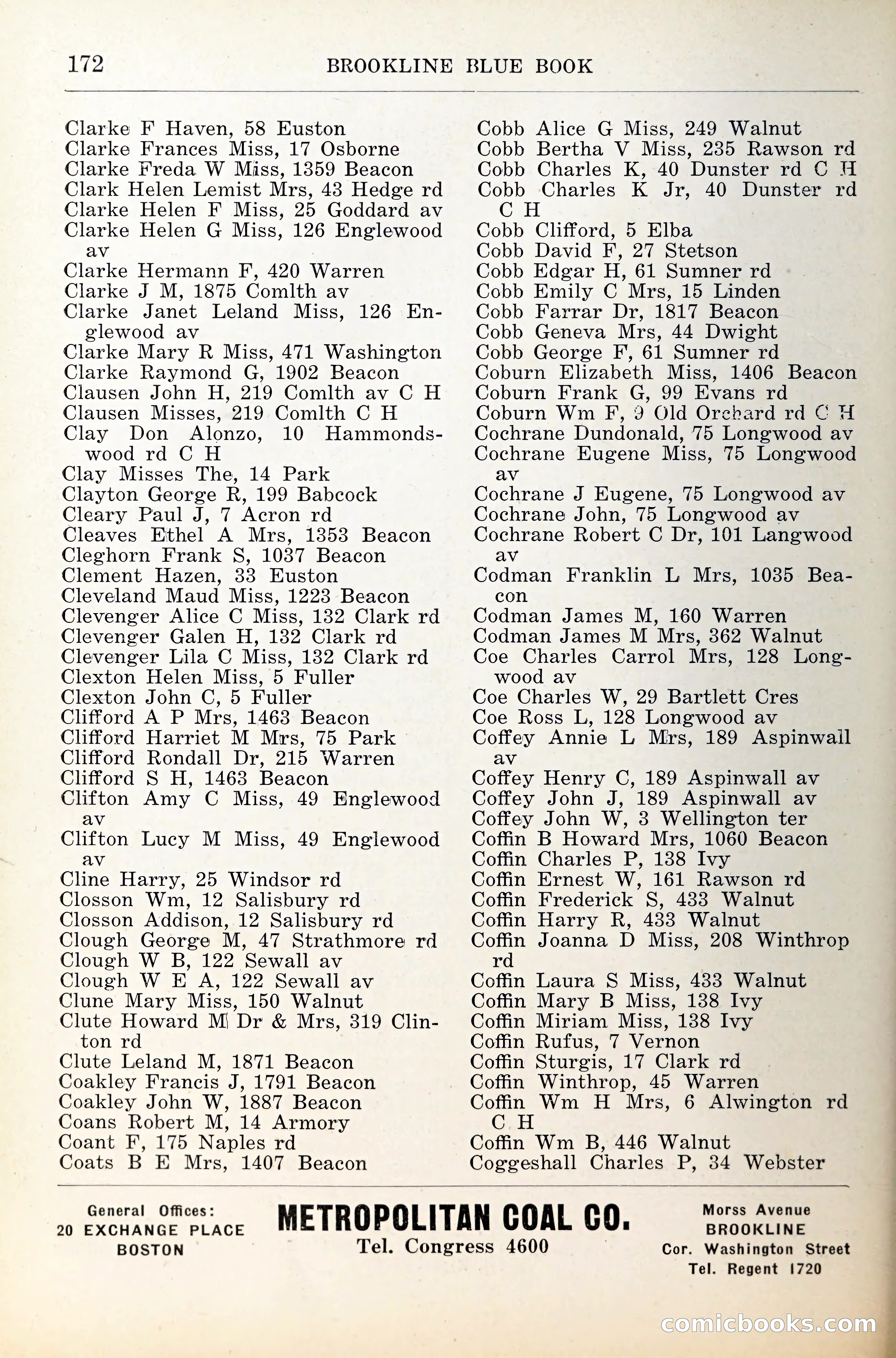 Blue Book of Brookline — page 213 of 341