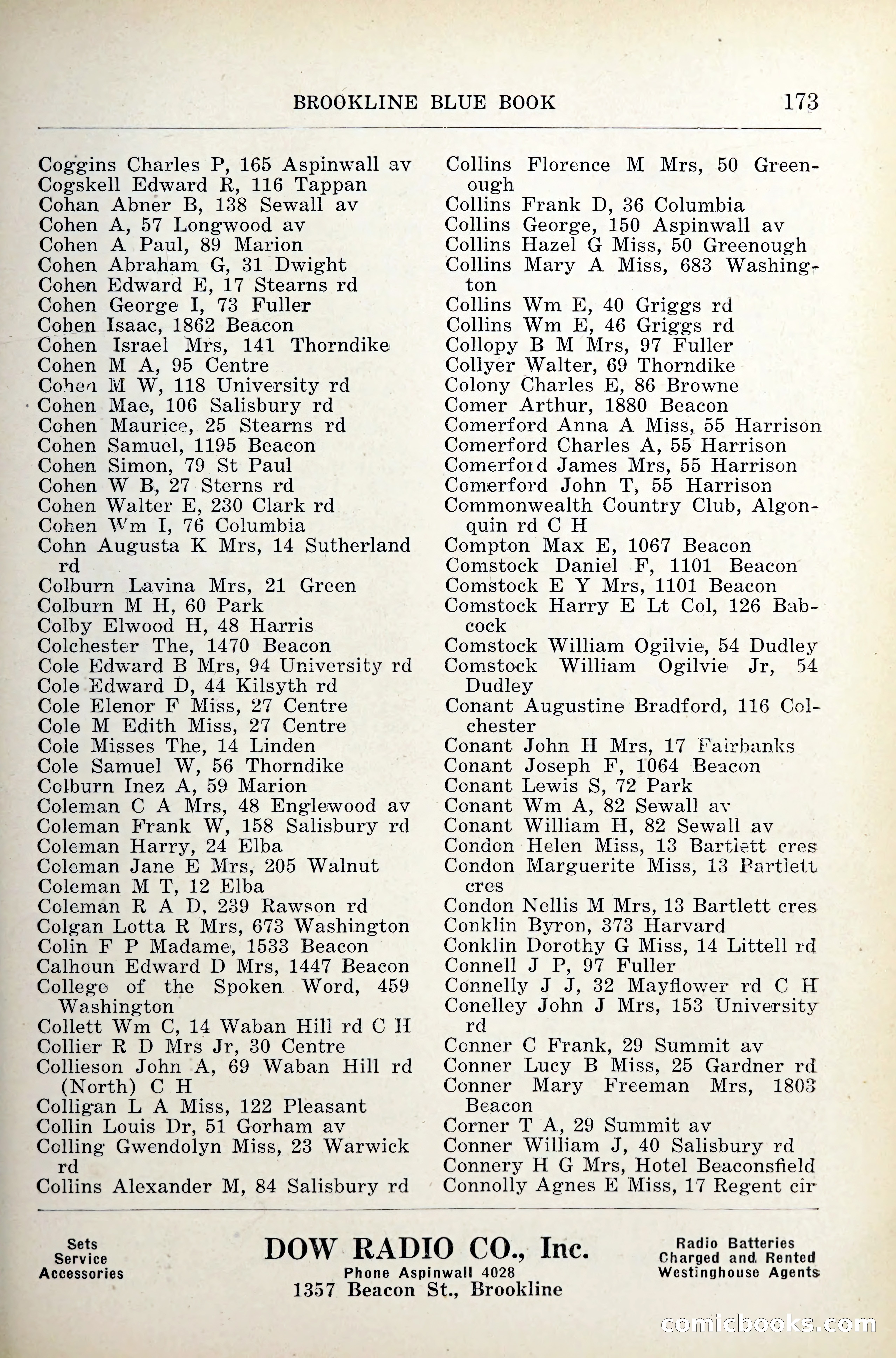 Blue Book of Brookline — page 214 of 341