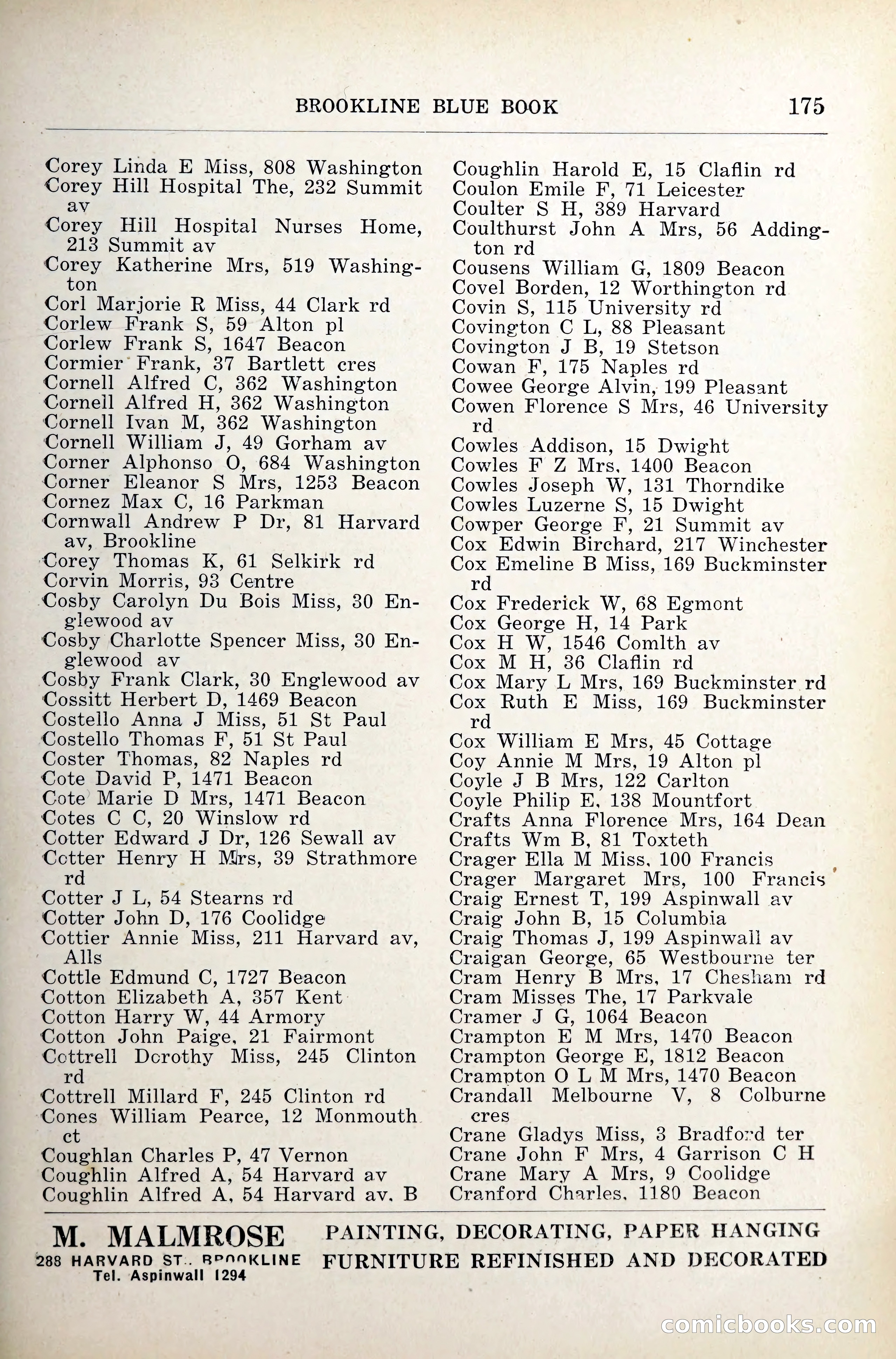Blue Book of Brookline — page 216 of 341