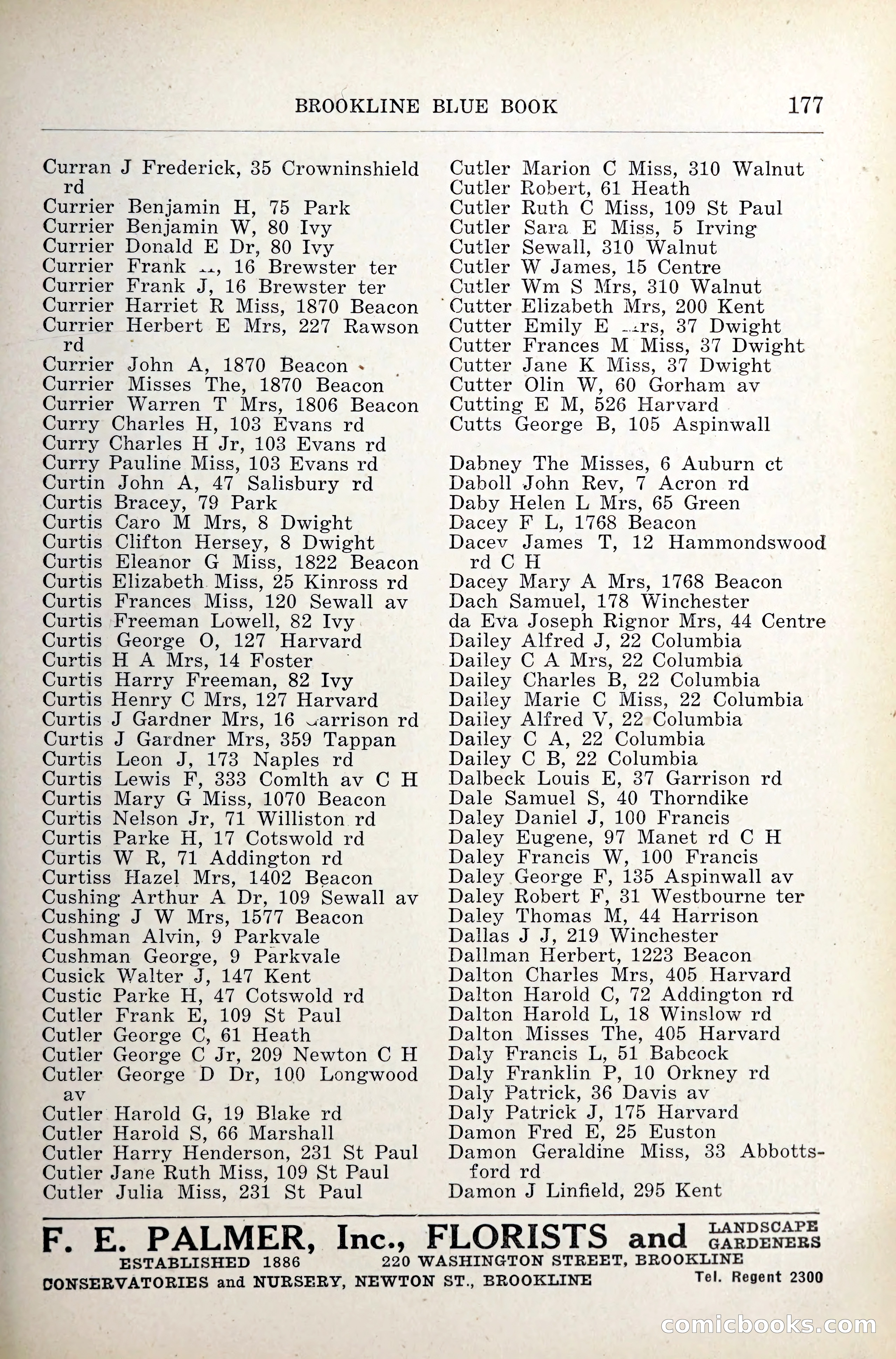 Blue Book of Brookline — page 218 of 341