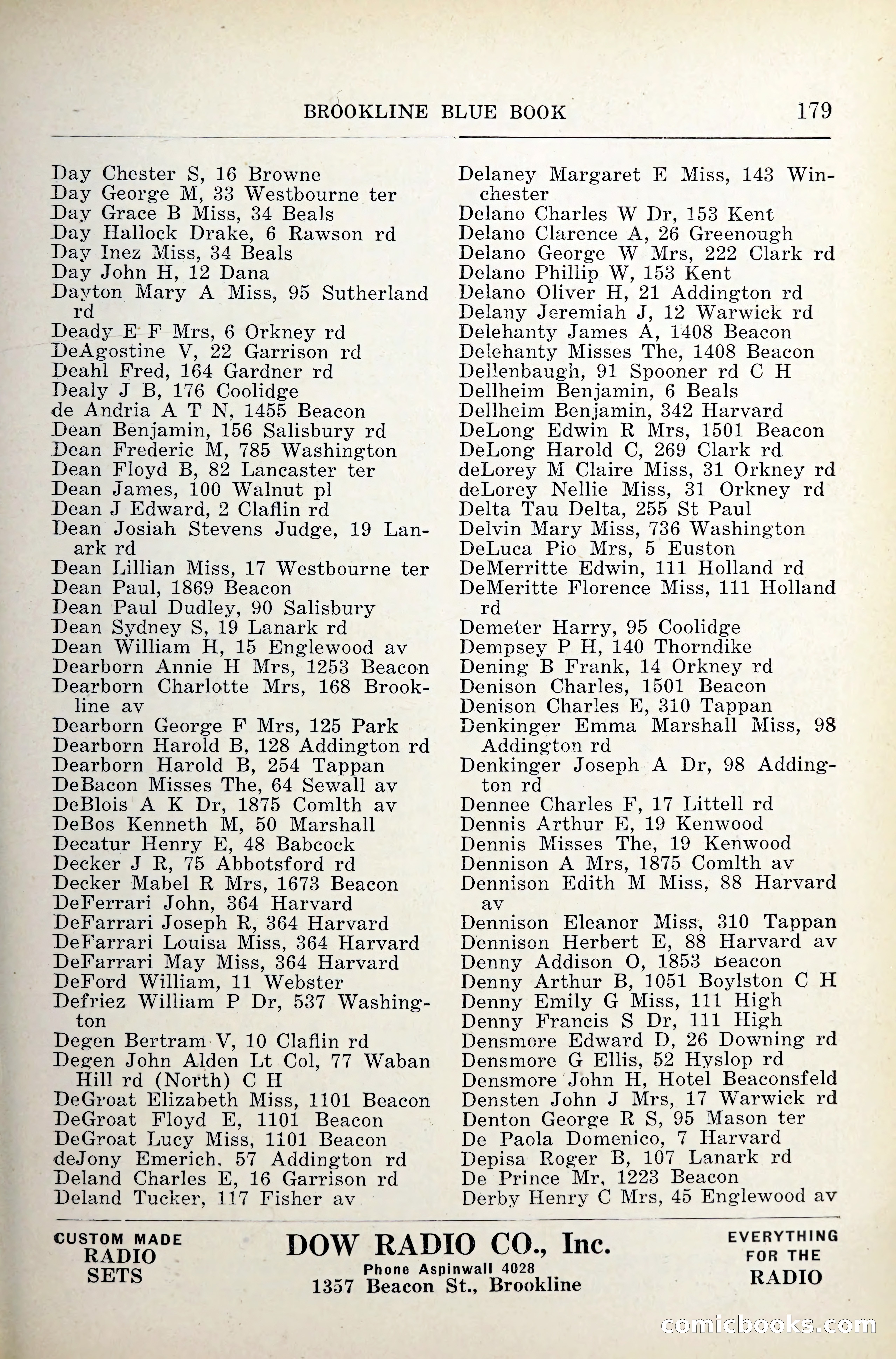 Blue Book of Brookline — page 220 of 341