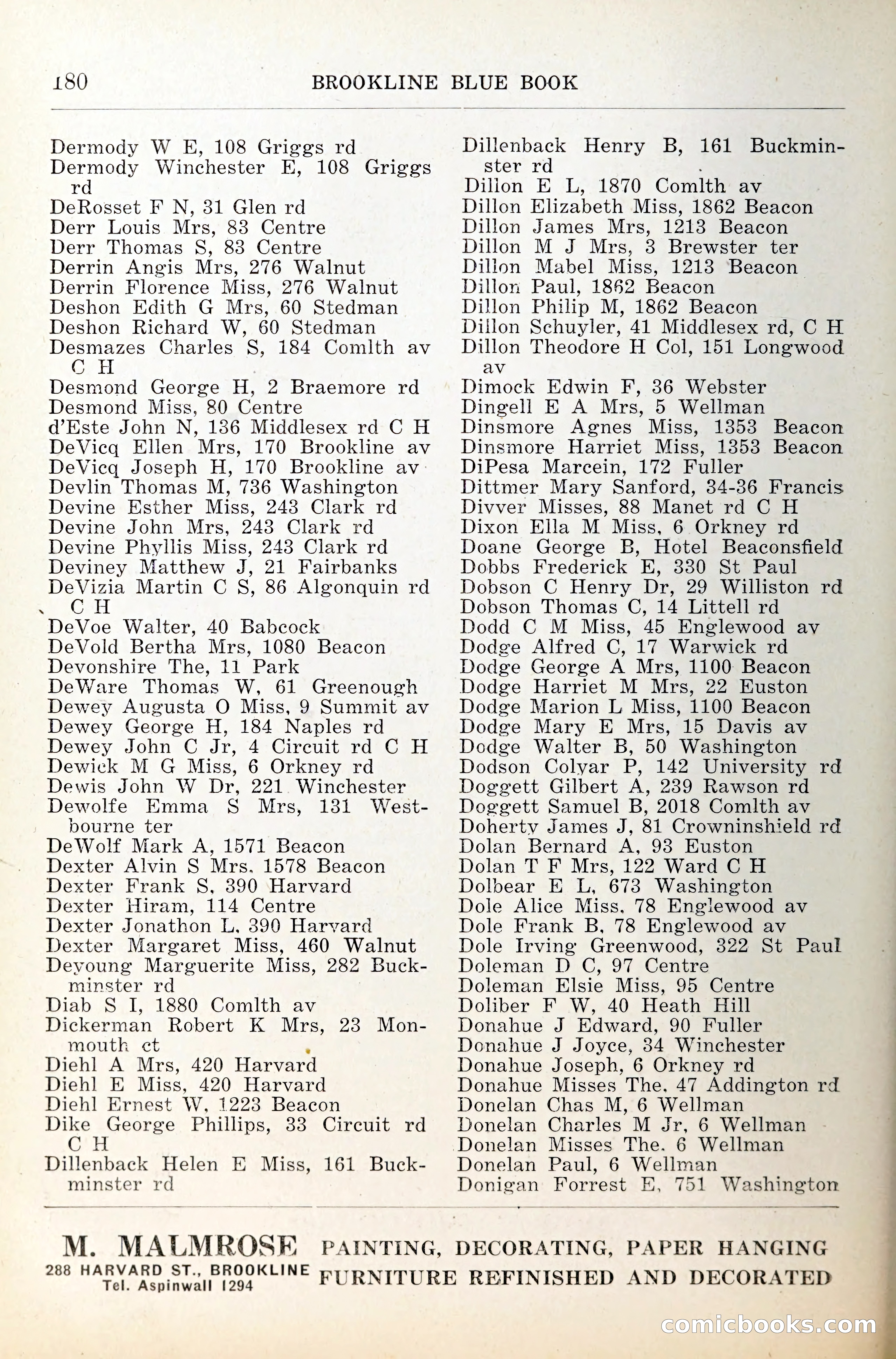 Blue Book of Brookline — page 221 of 341