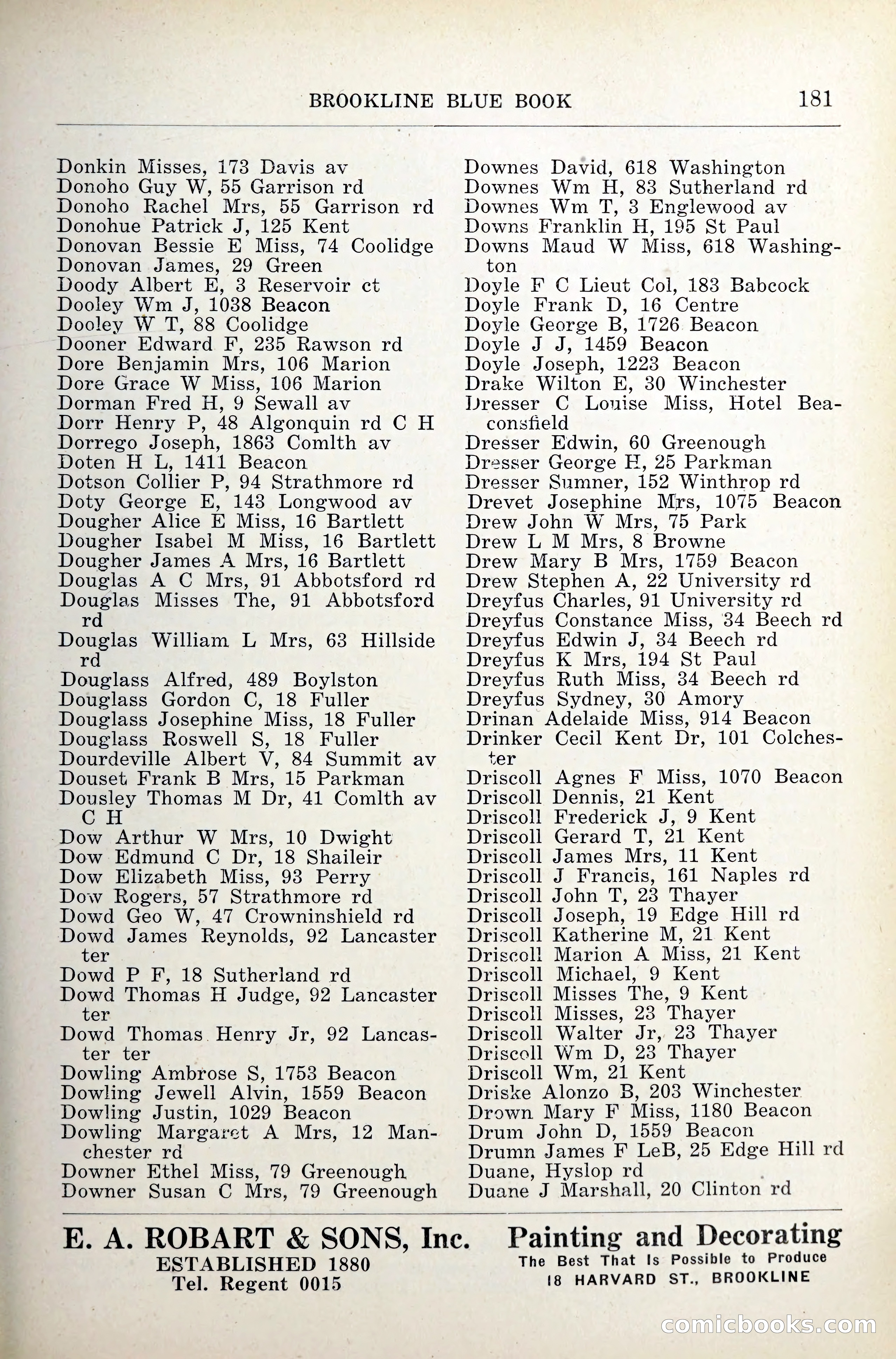 Blue Book of Brookline — page 222 of 341