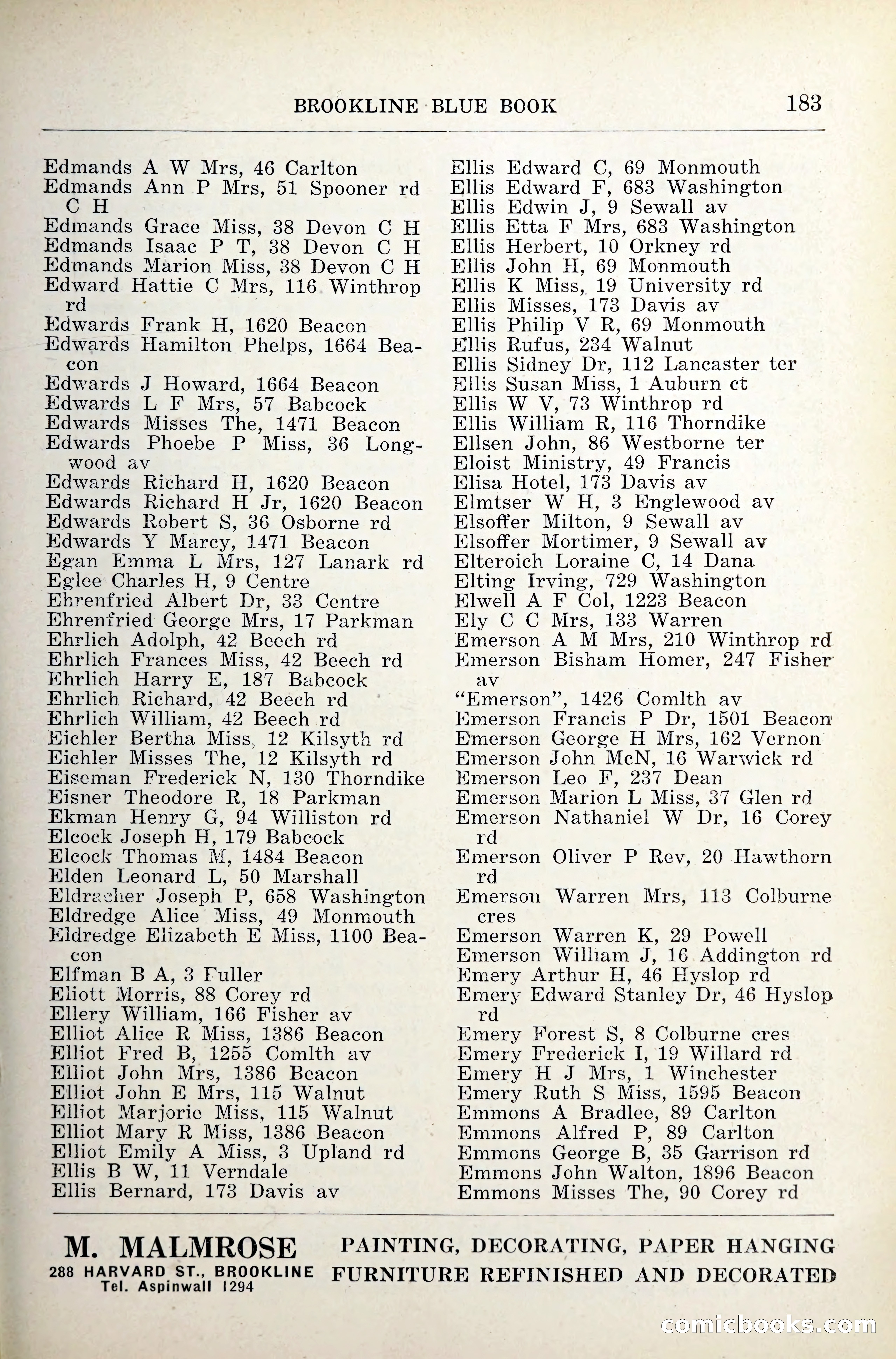 Blue Book of Brookline — page 224 of 341