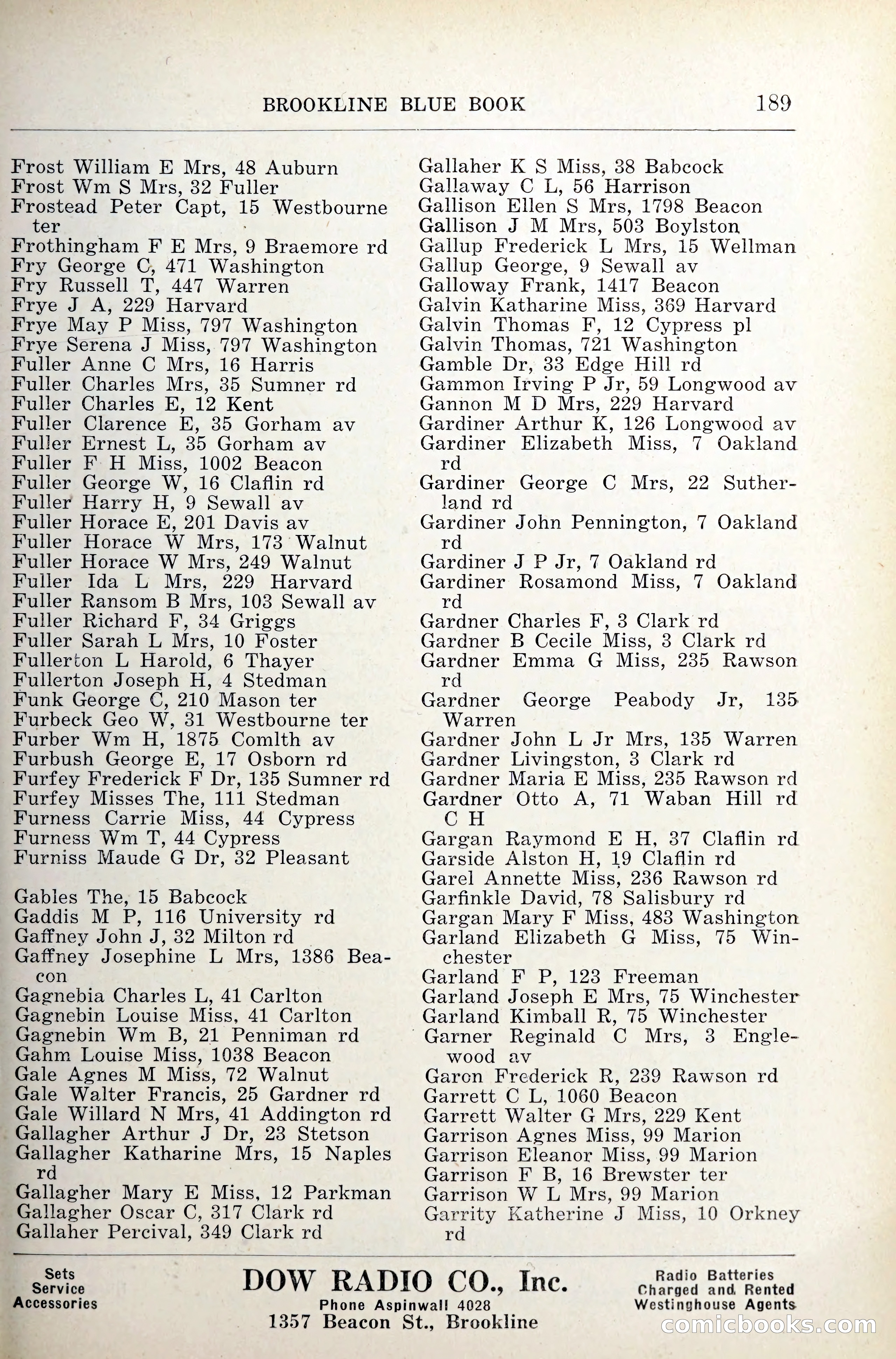 Blue Book of Brookline — page 230 of 341