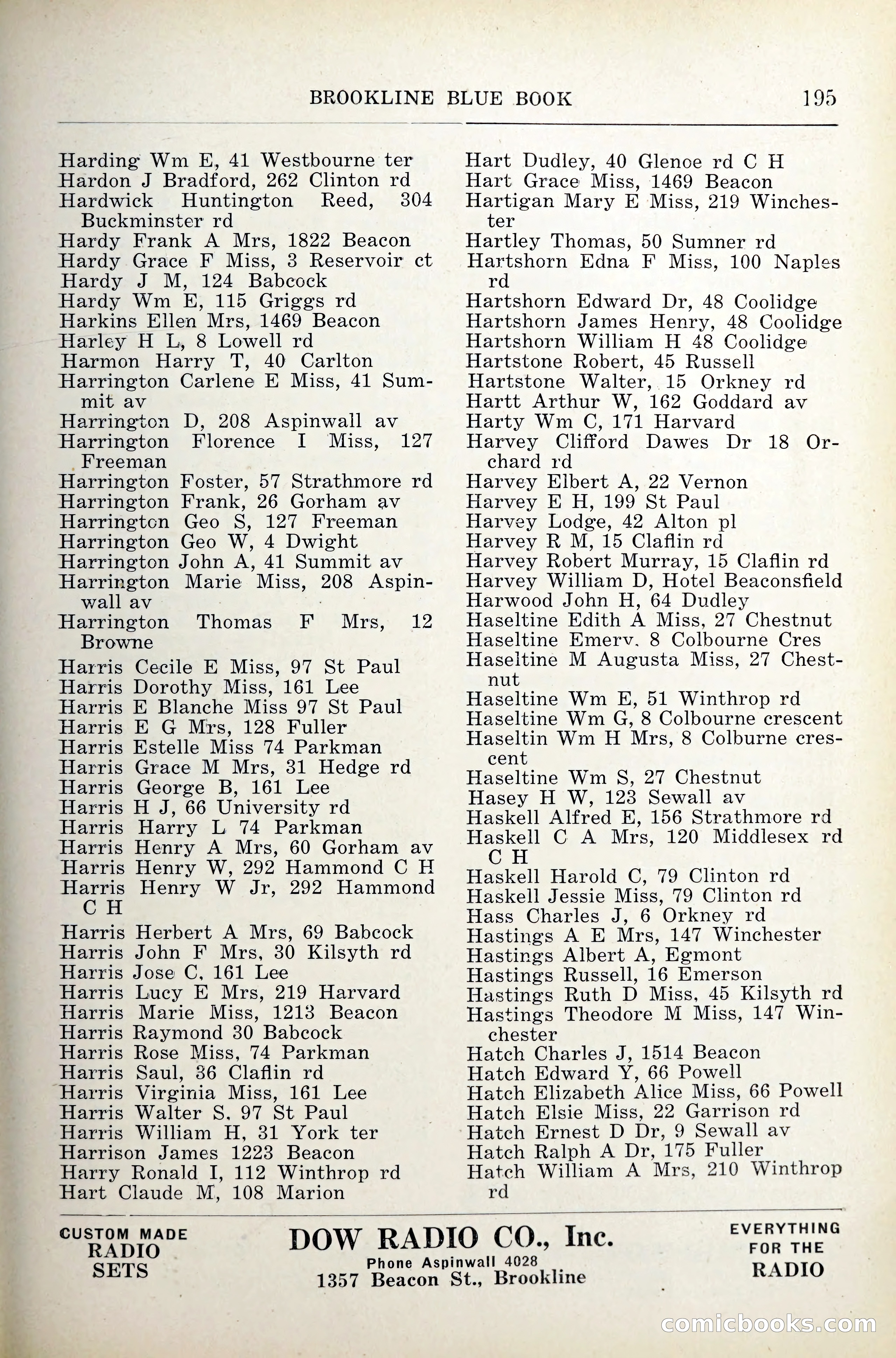 Blue Book of Brookline — page 236 of 341