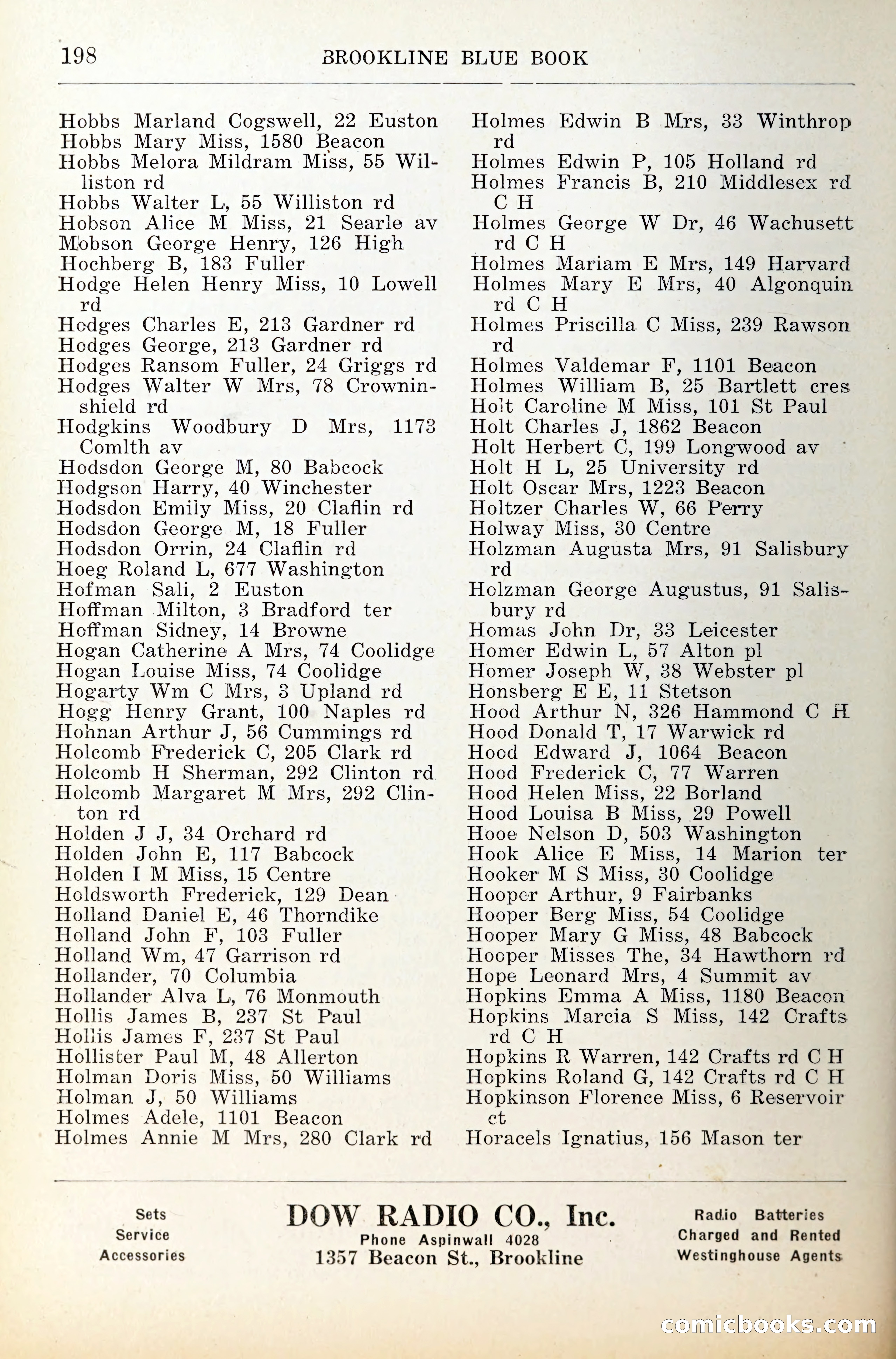 Blue Book of Brookline — page 239 of 341
