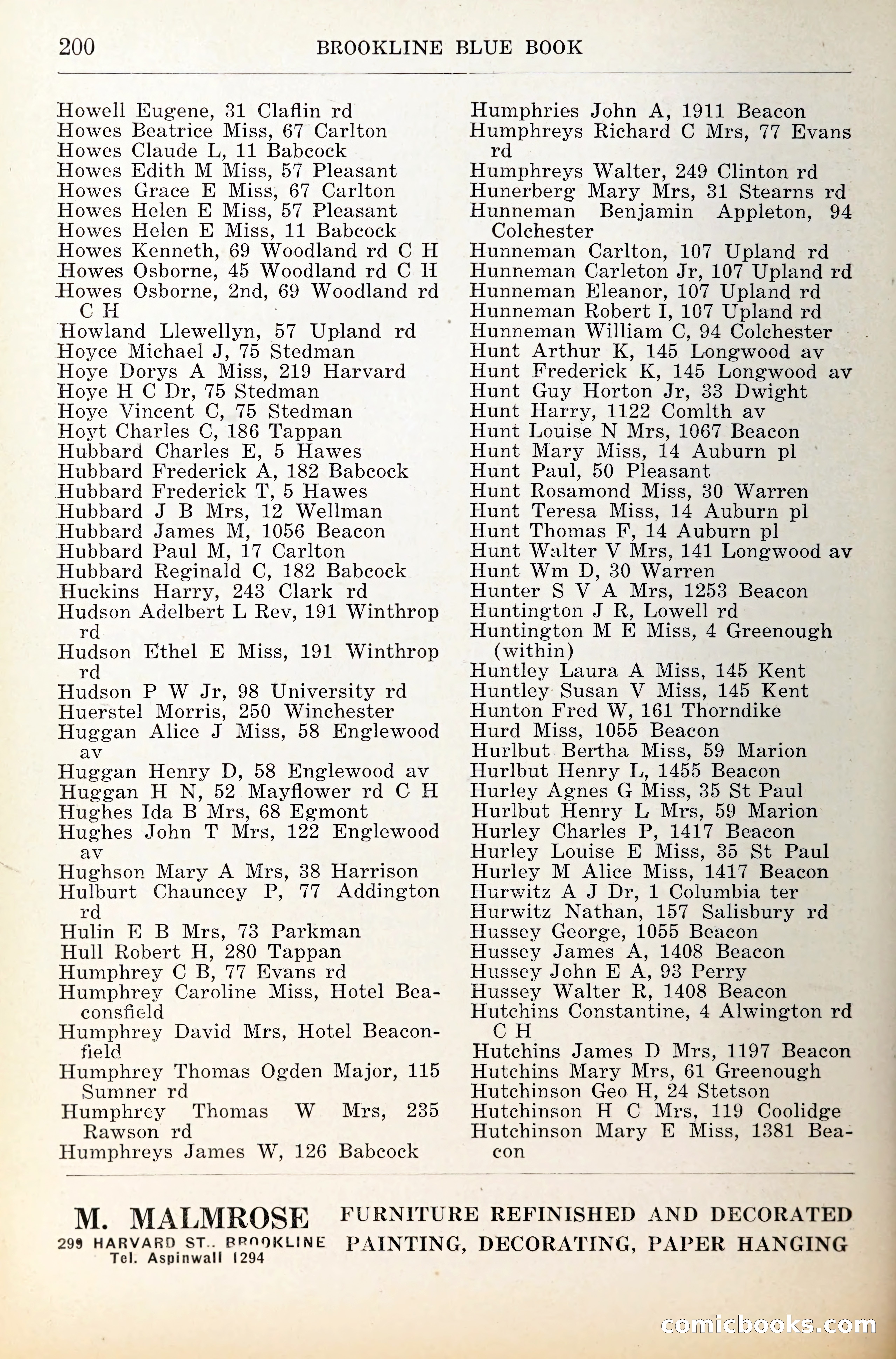 Blue Book of Brookline — page 241 of 341