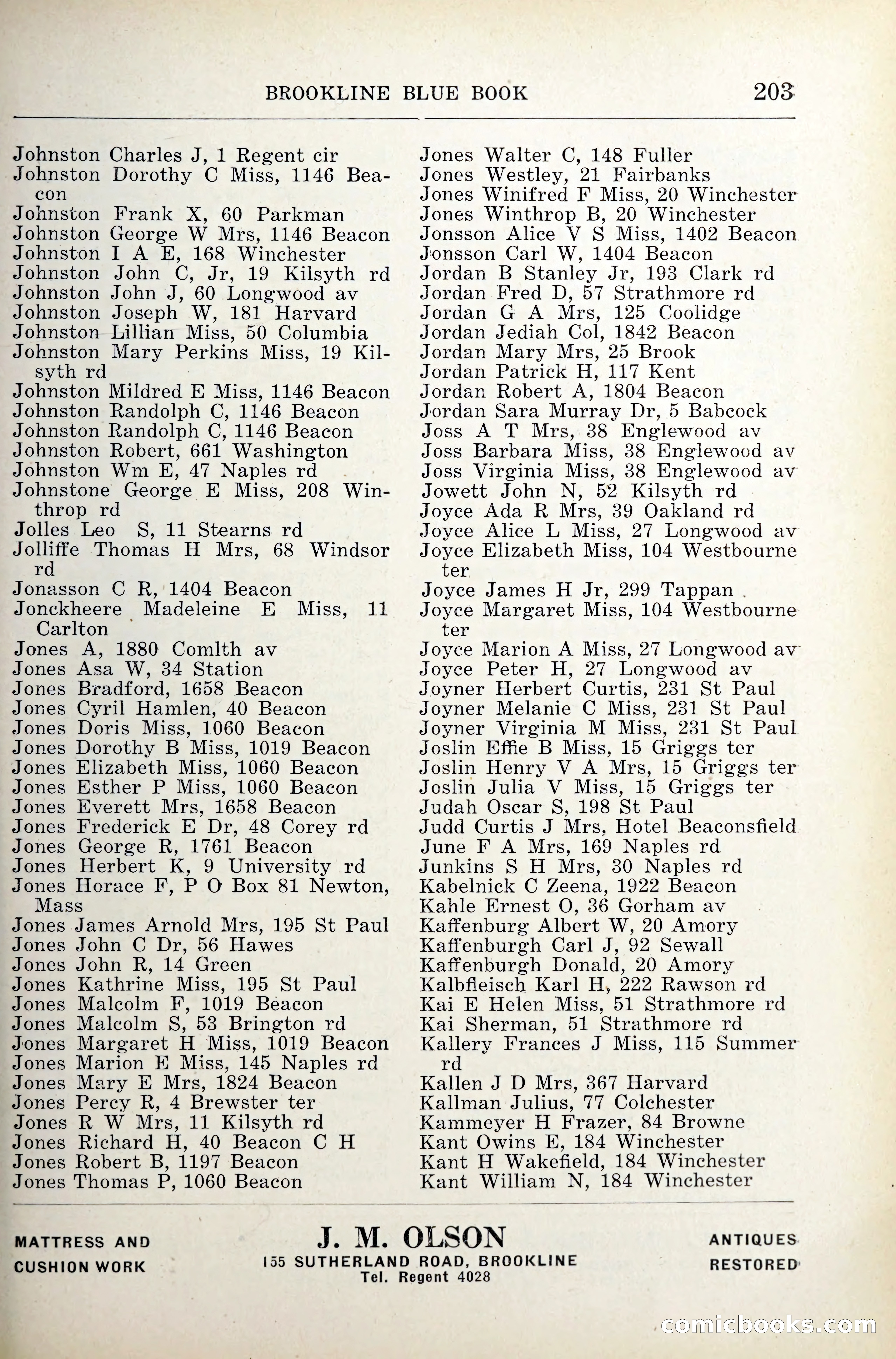 Blue Book of Brookline — page 244 of 341