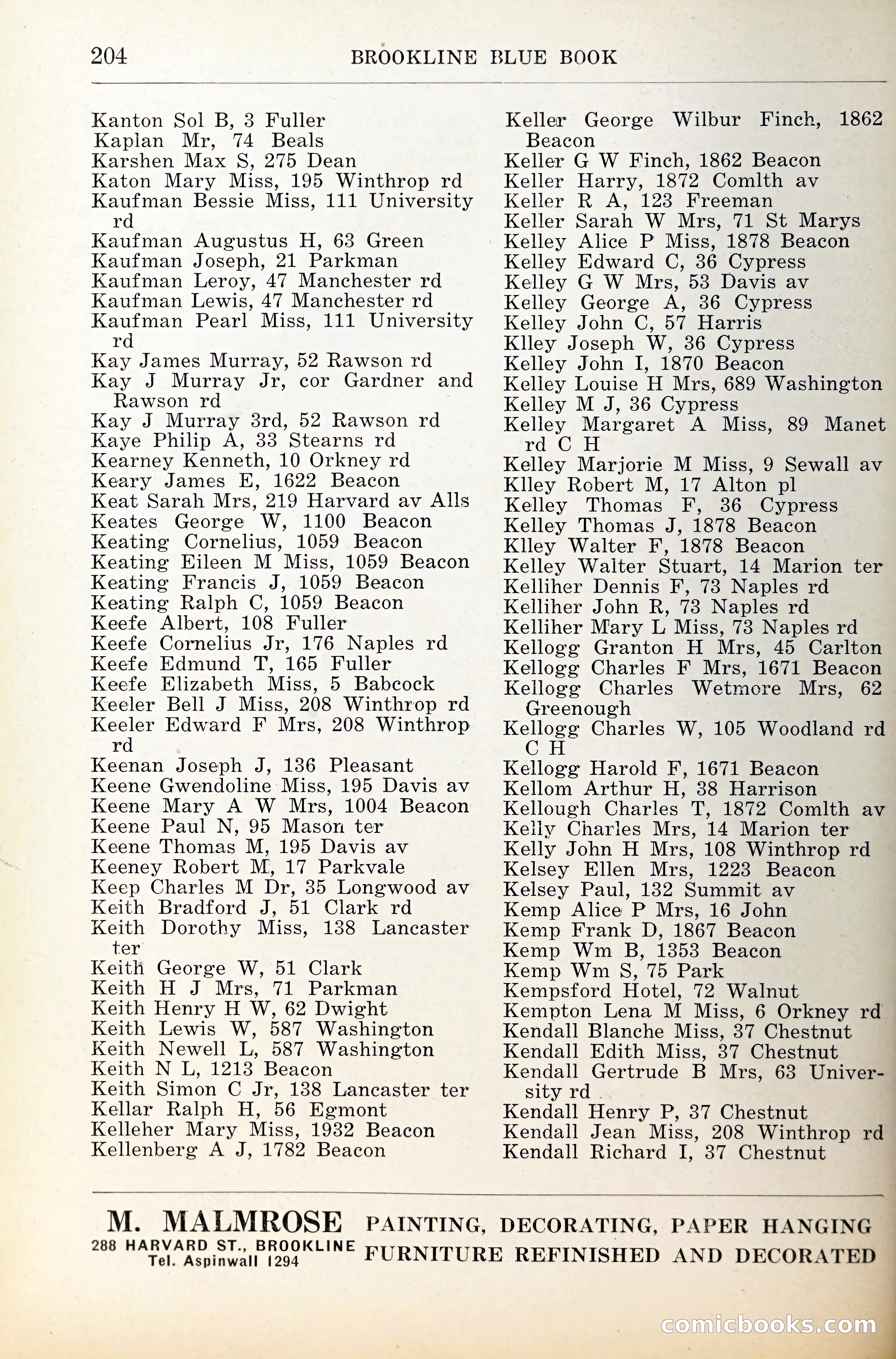 Blue Book of Brookline — page 245 of 341