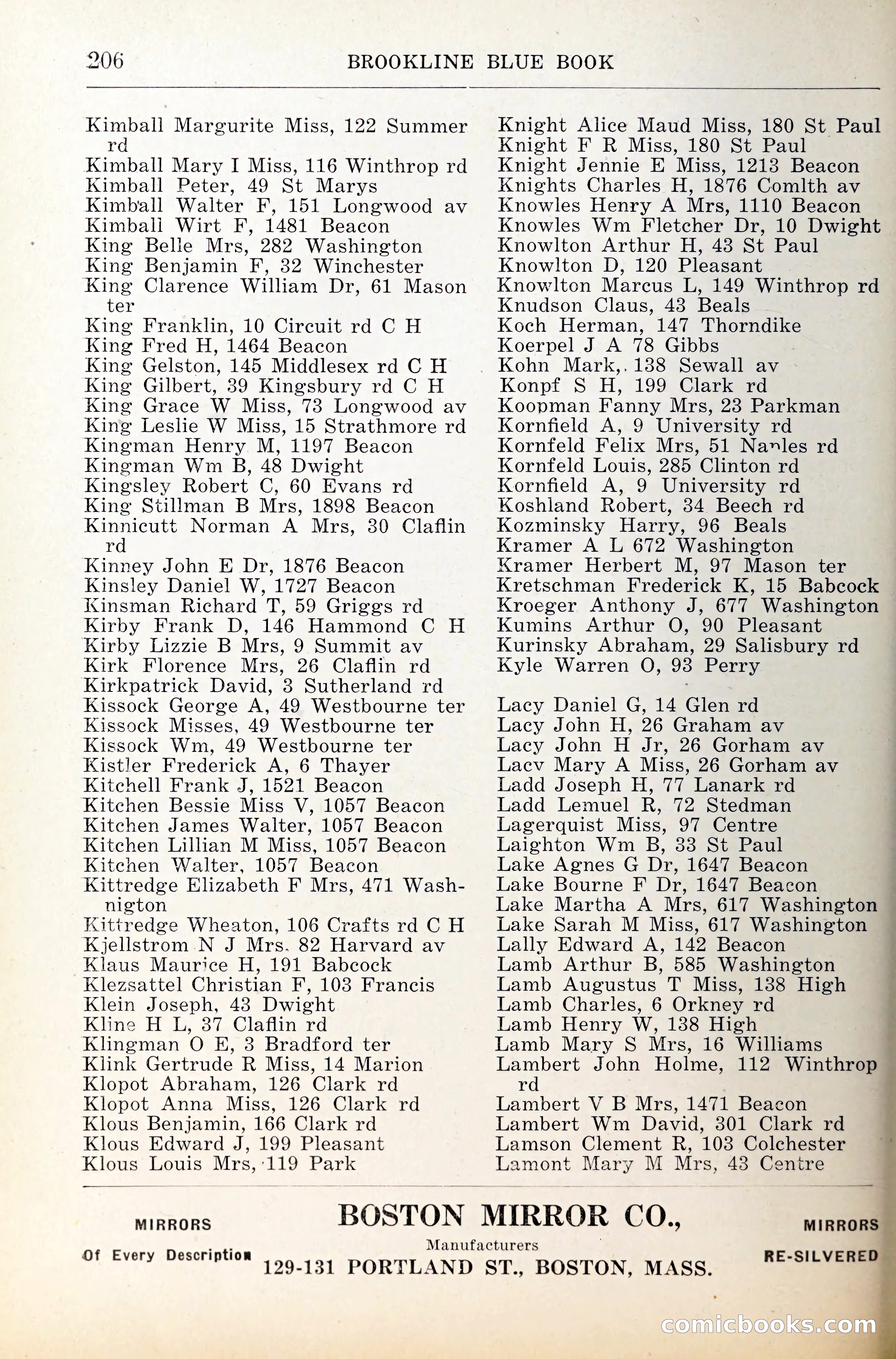 Blue Book of Brookline — page 247 of 341