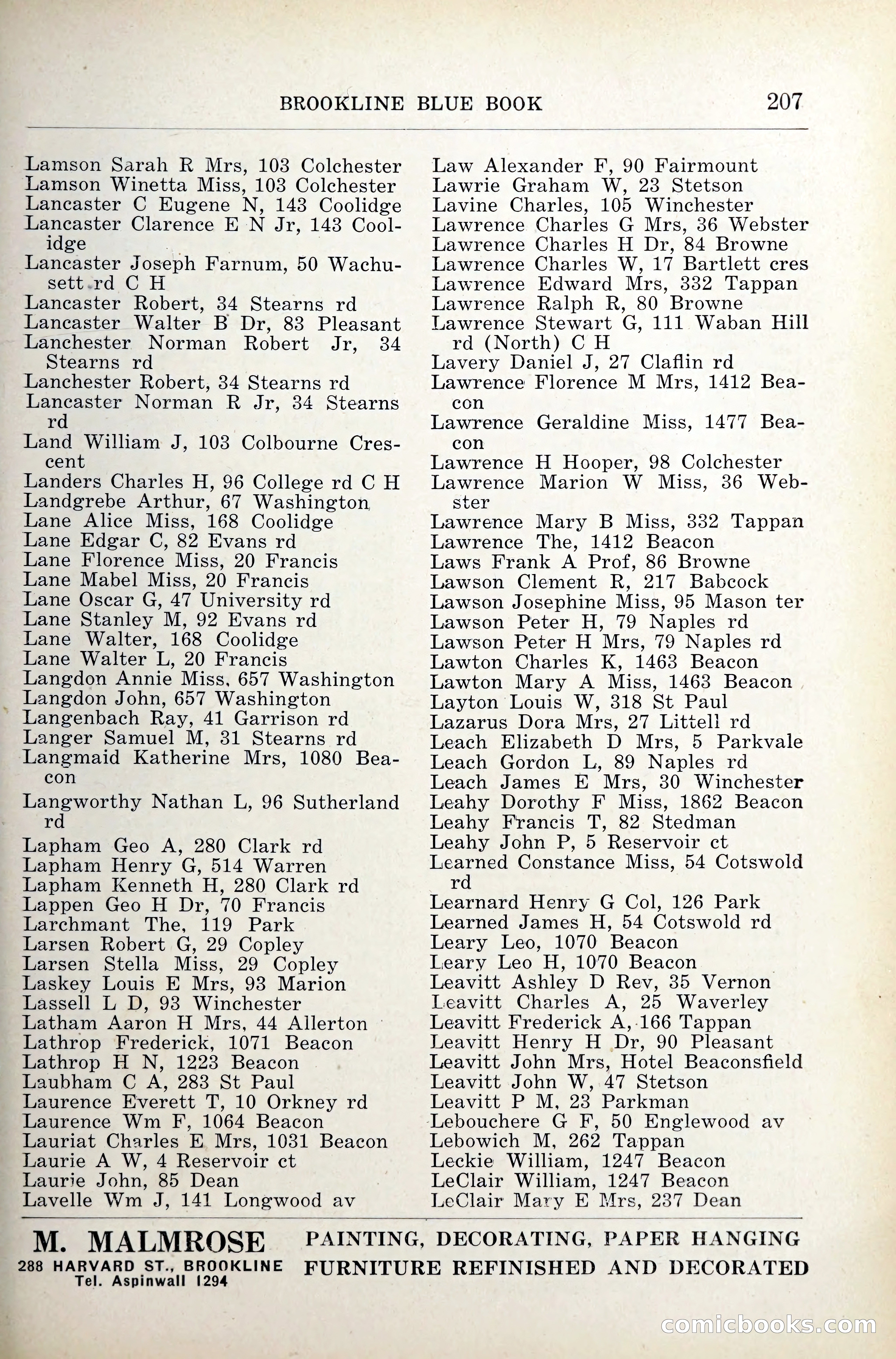 Blue Book of Brookline — page 248 of 341