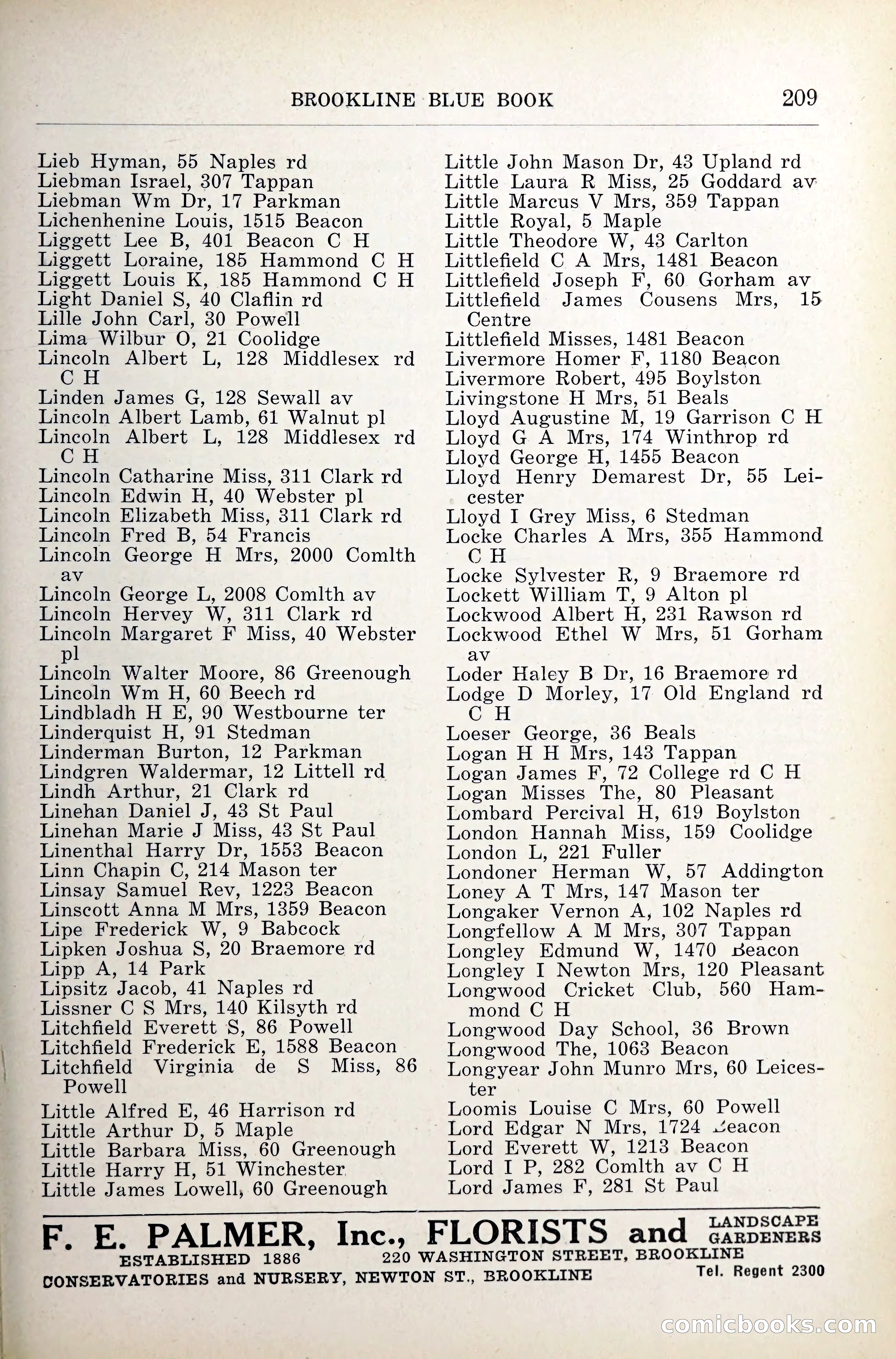 Blue Book of Brookline — page 250 of 341