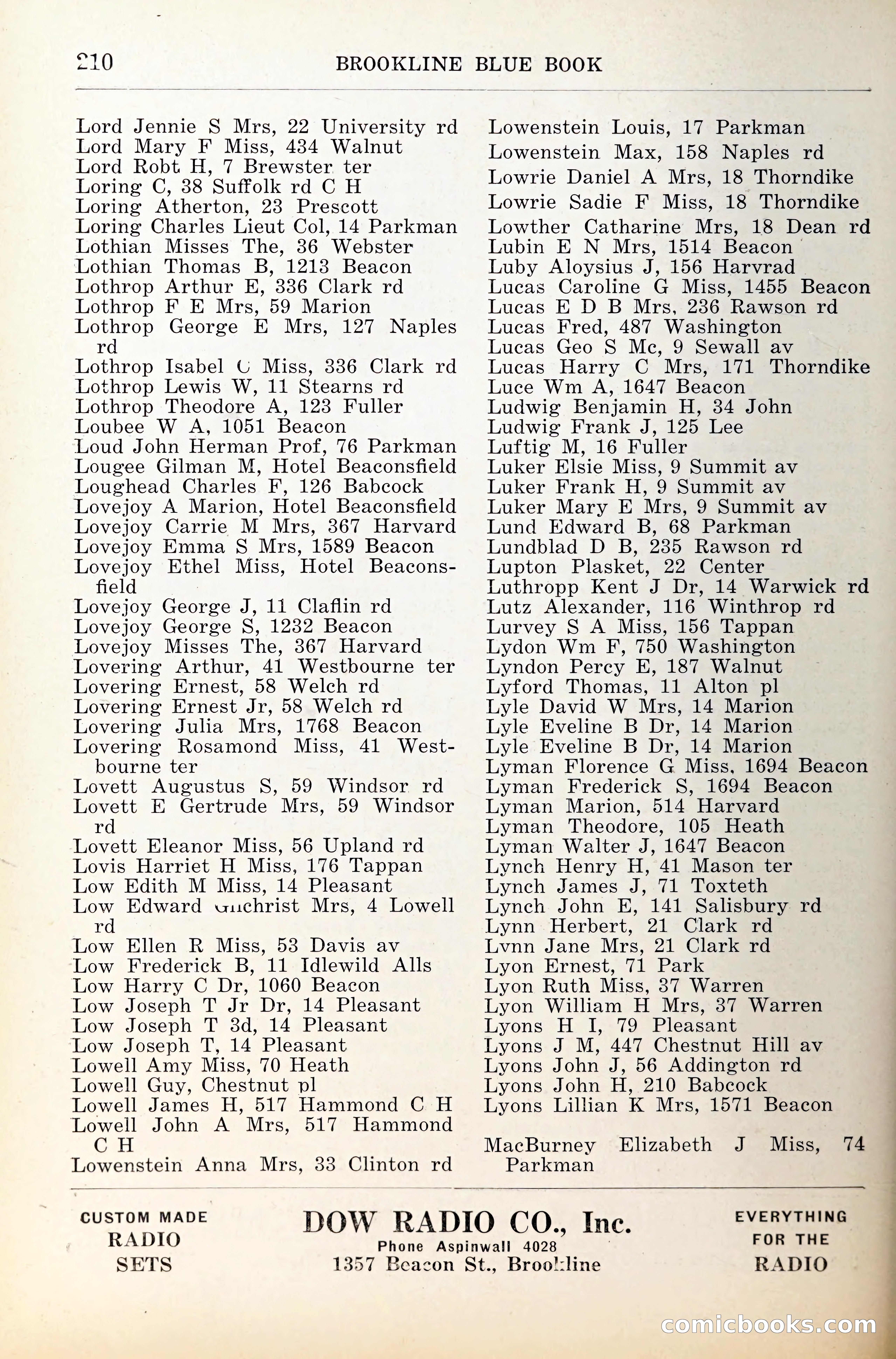 Blue Book of Brookline — page 251 of 341