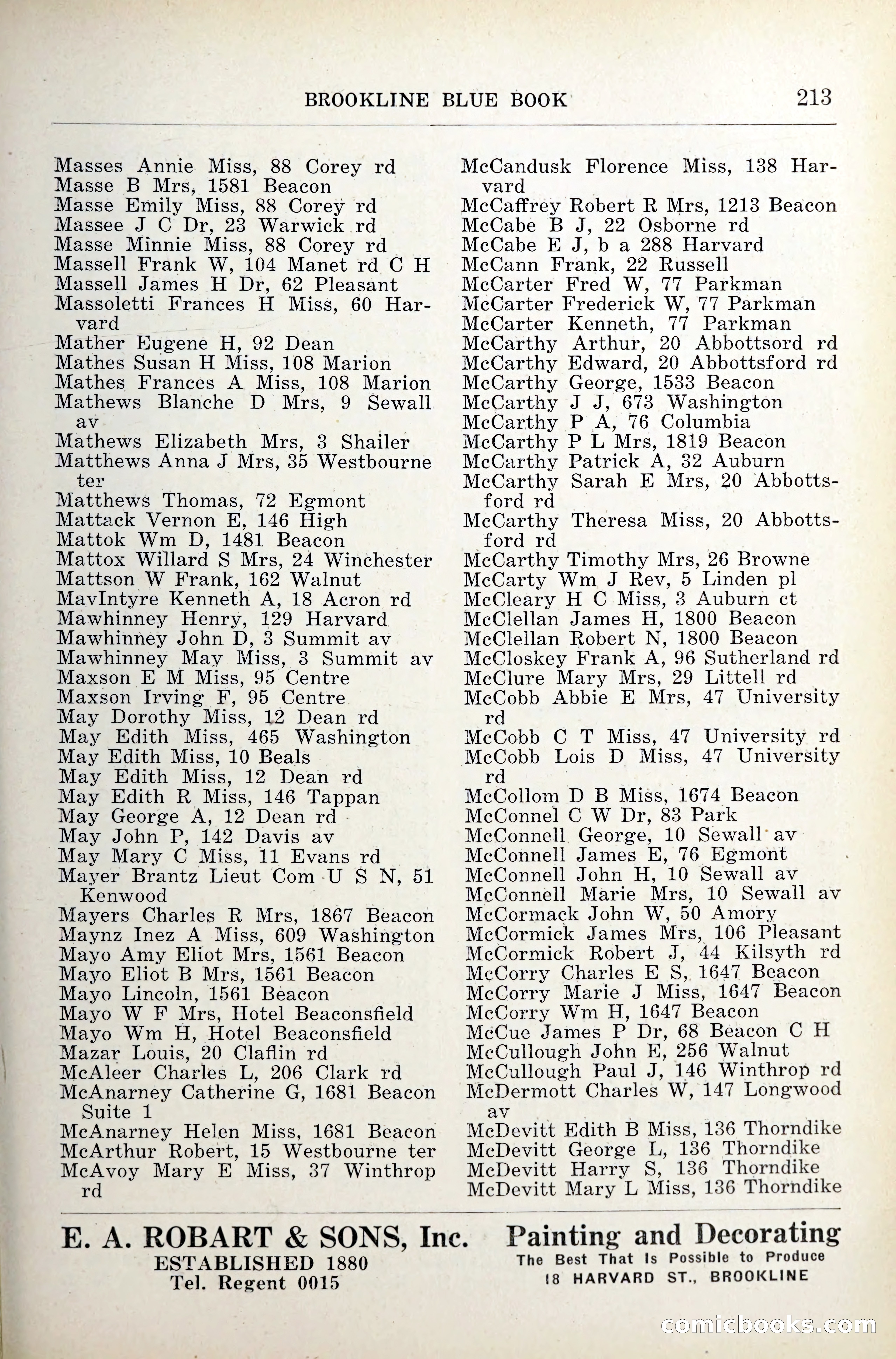 Blue Book of Brookline — page 254 of 341