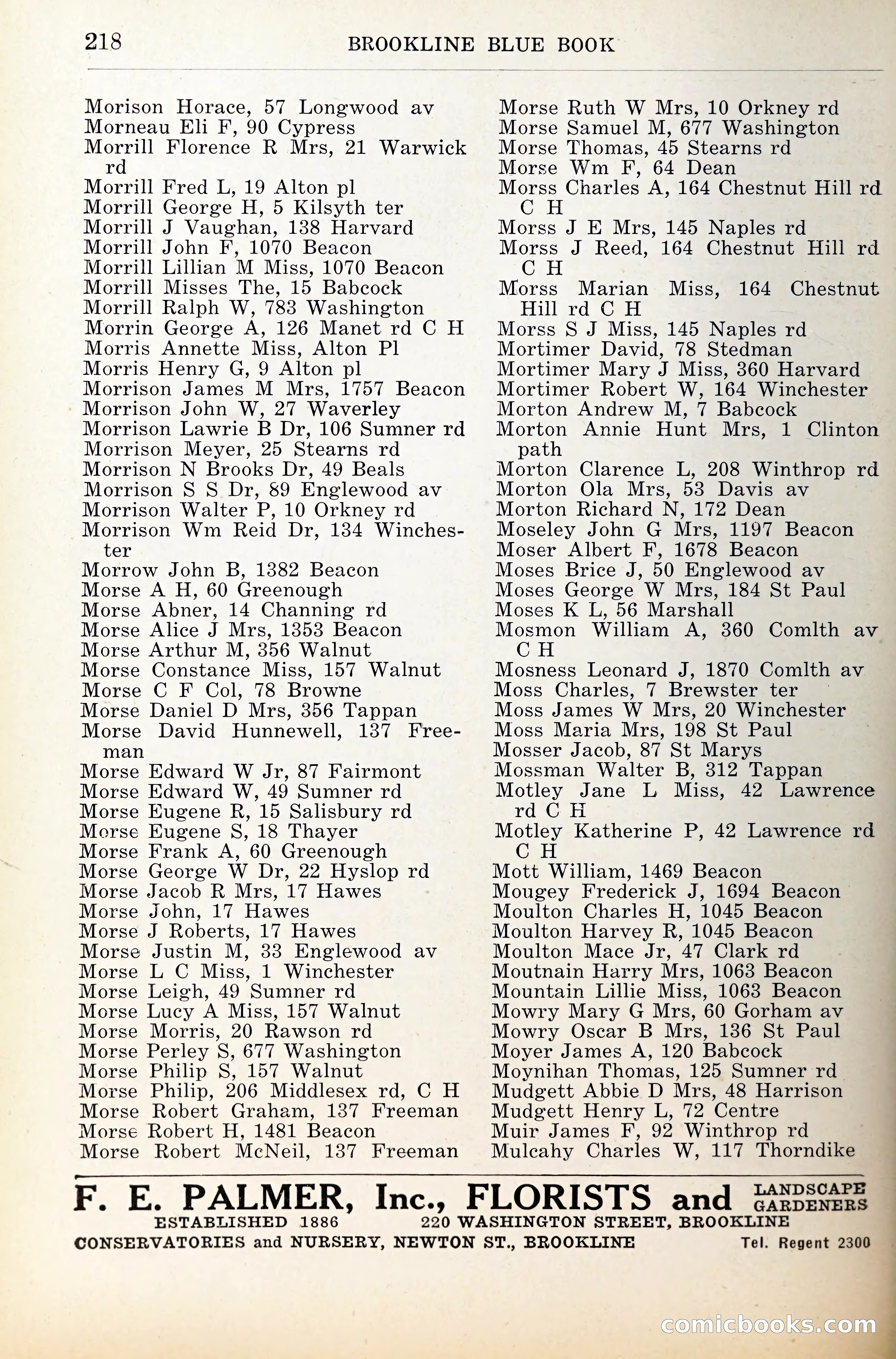 Blue Book of Brookline — page 259 of 341