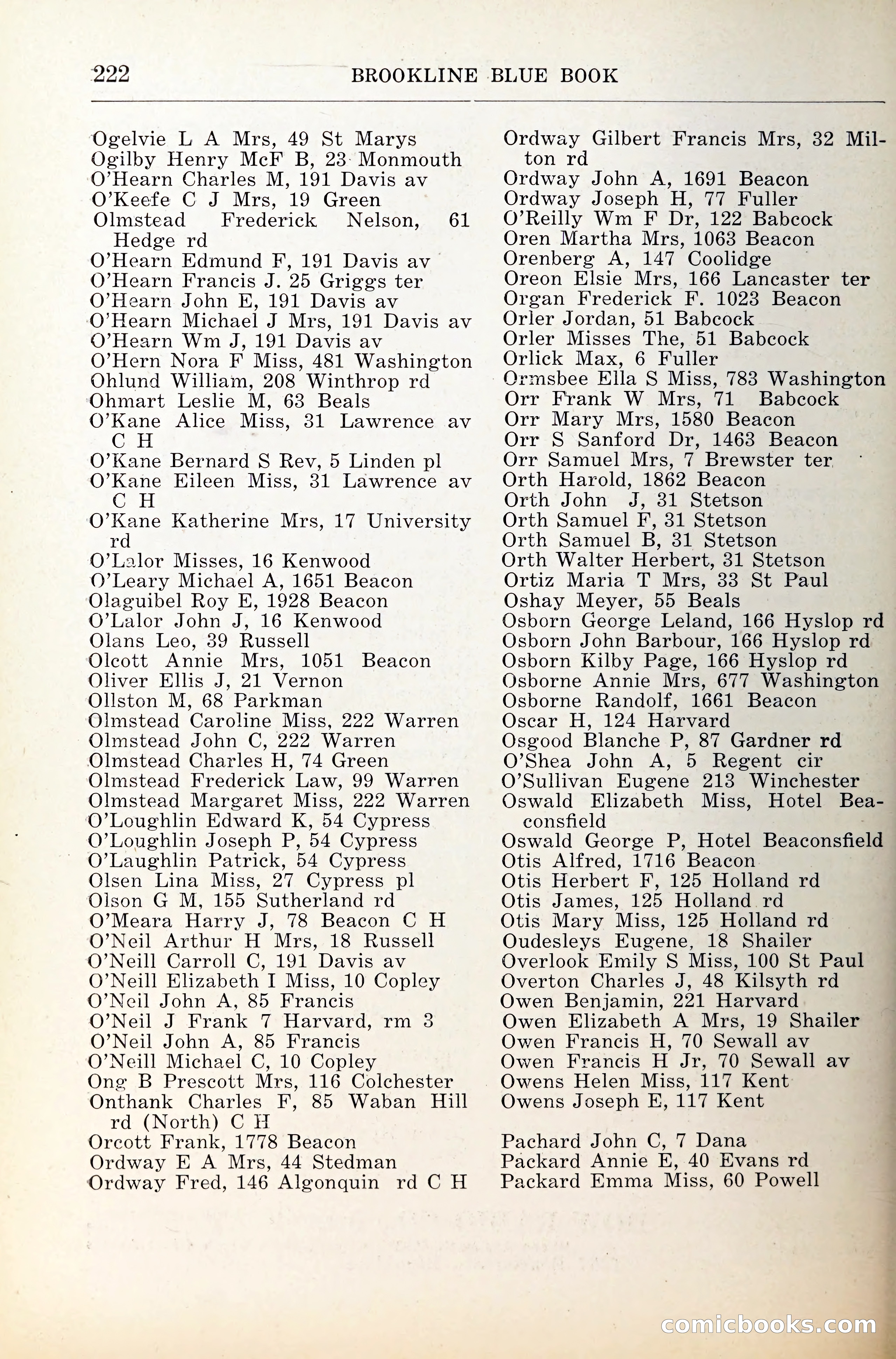 Blue Book of Brookline — page 263 of 341