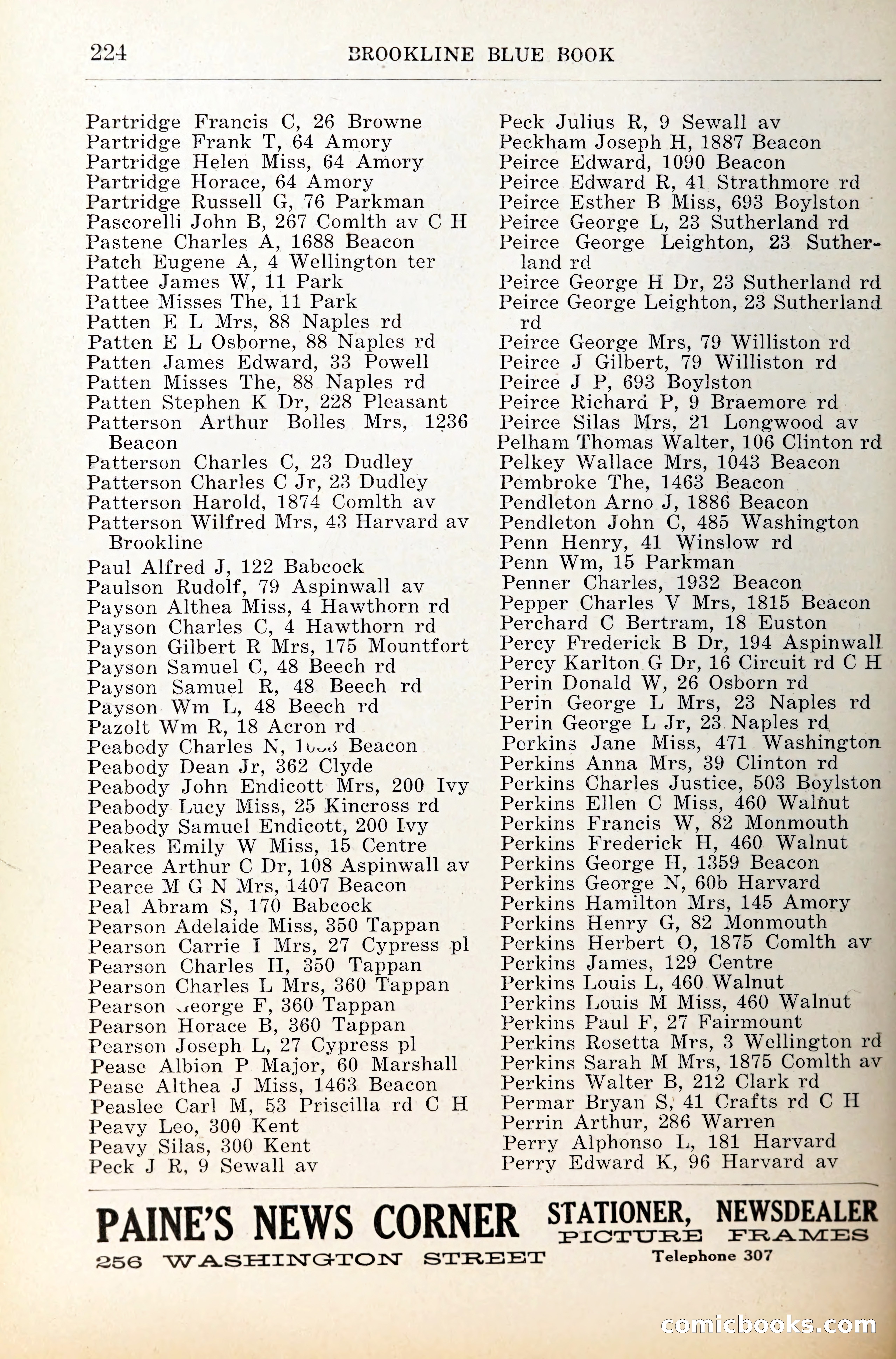 Blue Book of Brookline — page 265 of 341