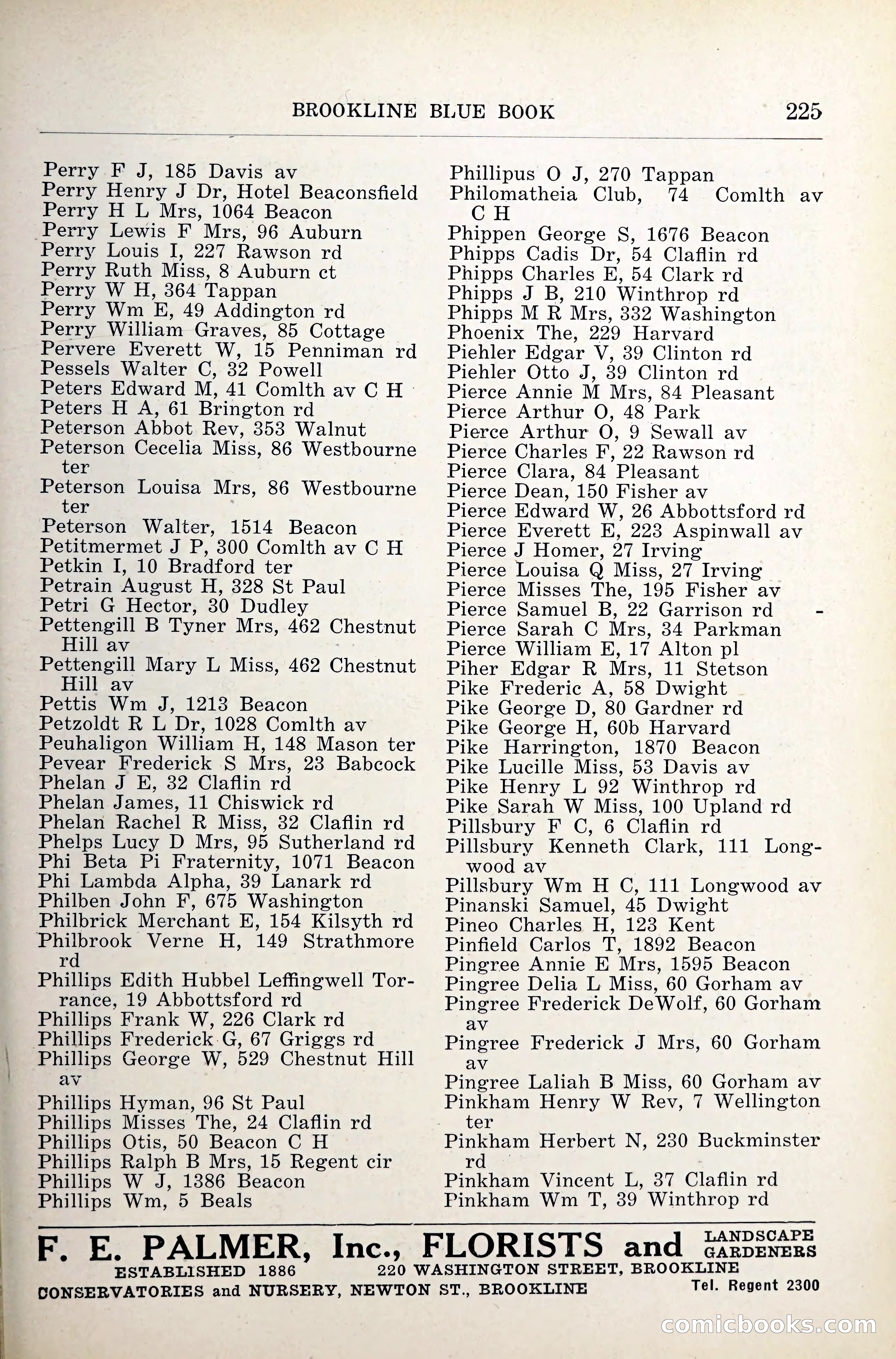 Blue Book of Brookline — page 266 of 341
