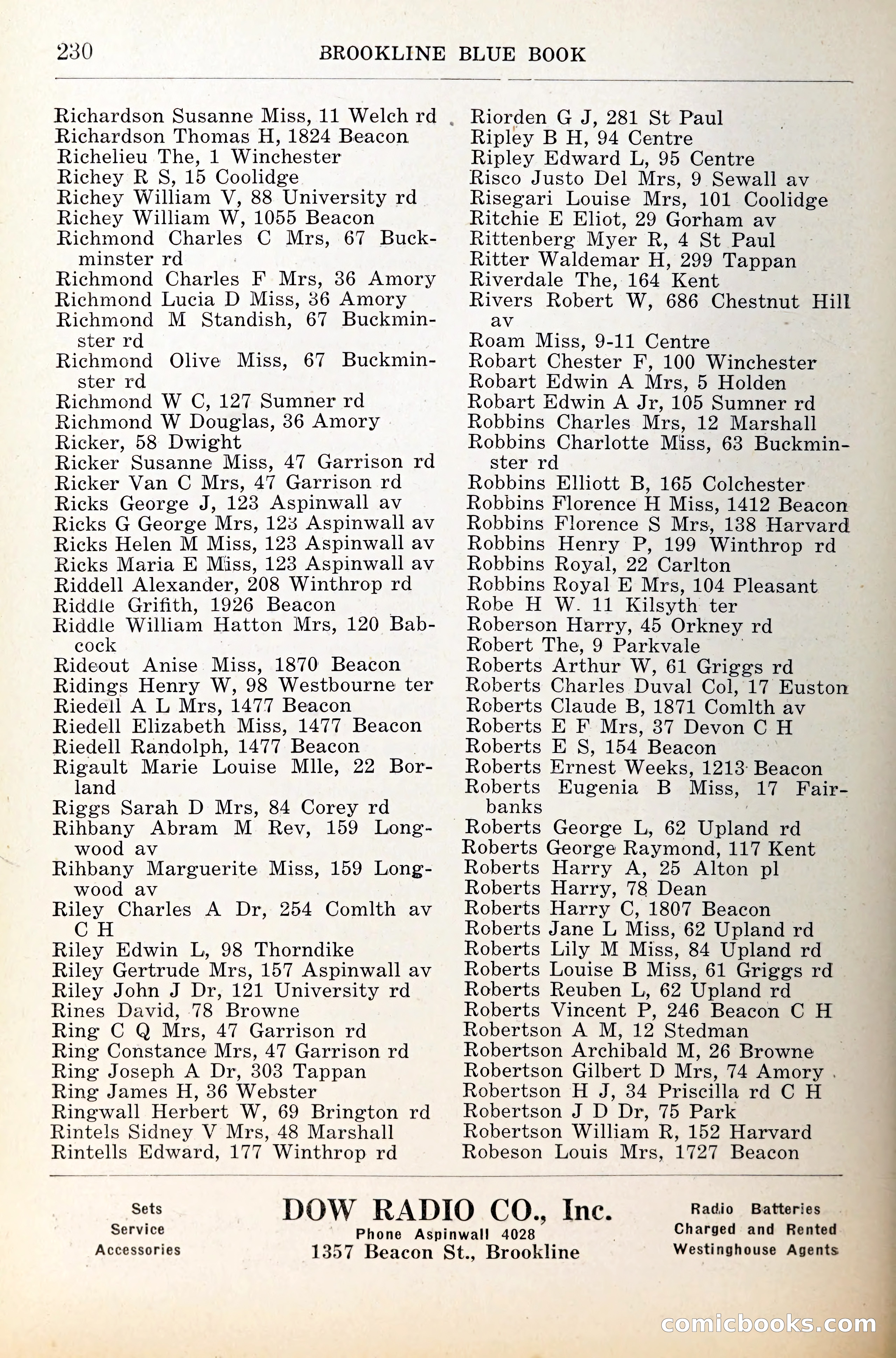 Blue Book of Brookline — page 271 of 341