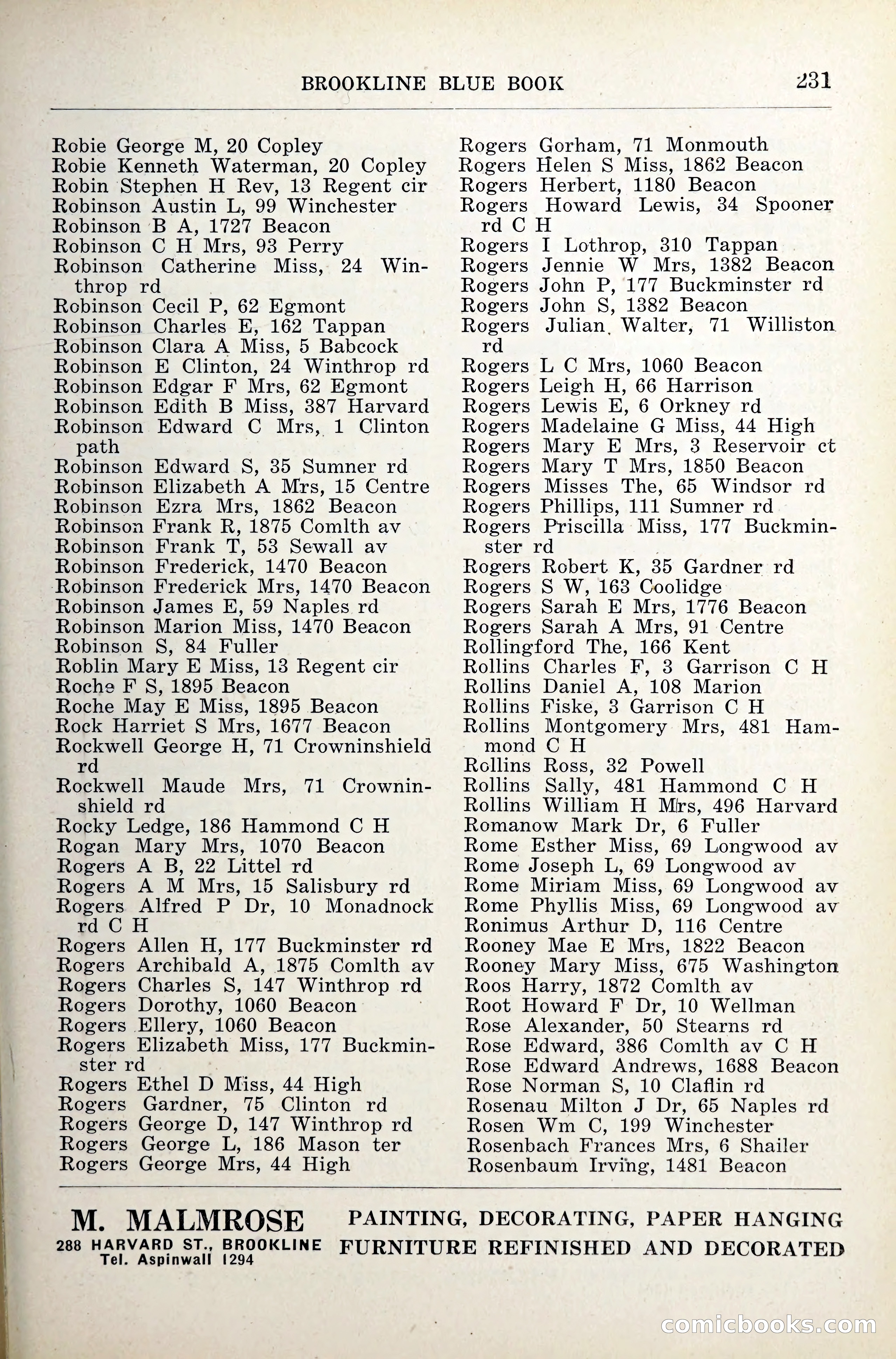Blue Book of Brookline — page 272 of 341