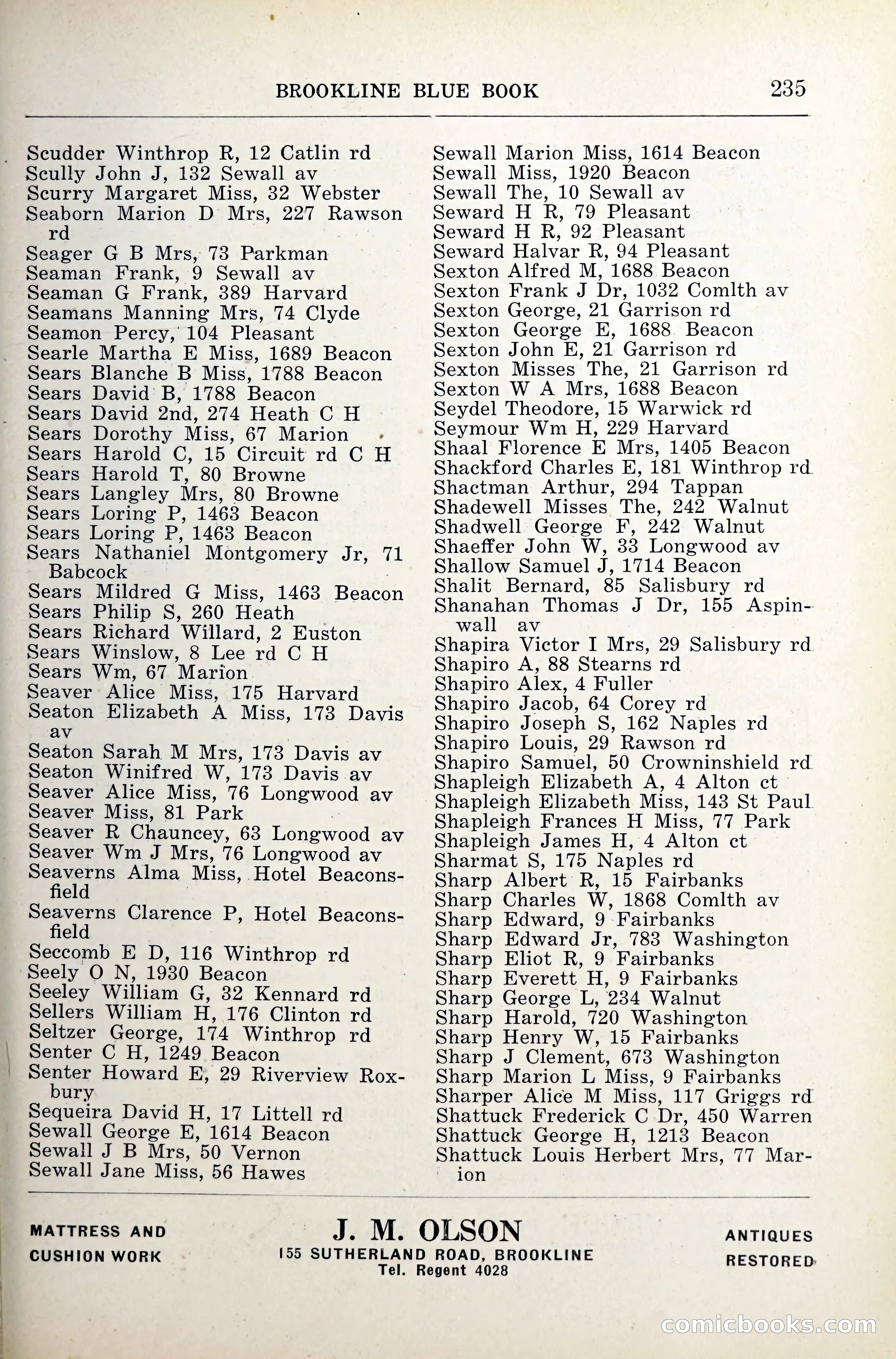 Blue Book of Brookline — page 276 of 341