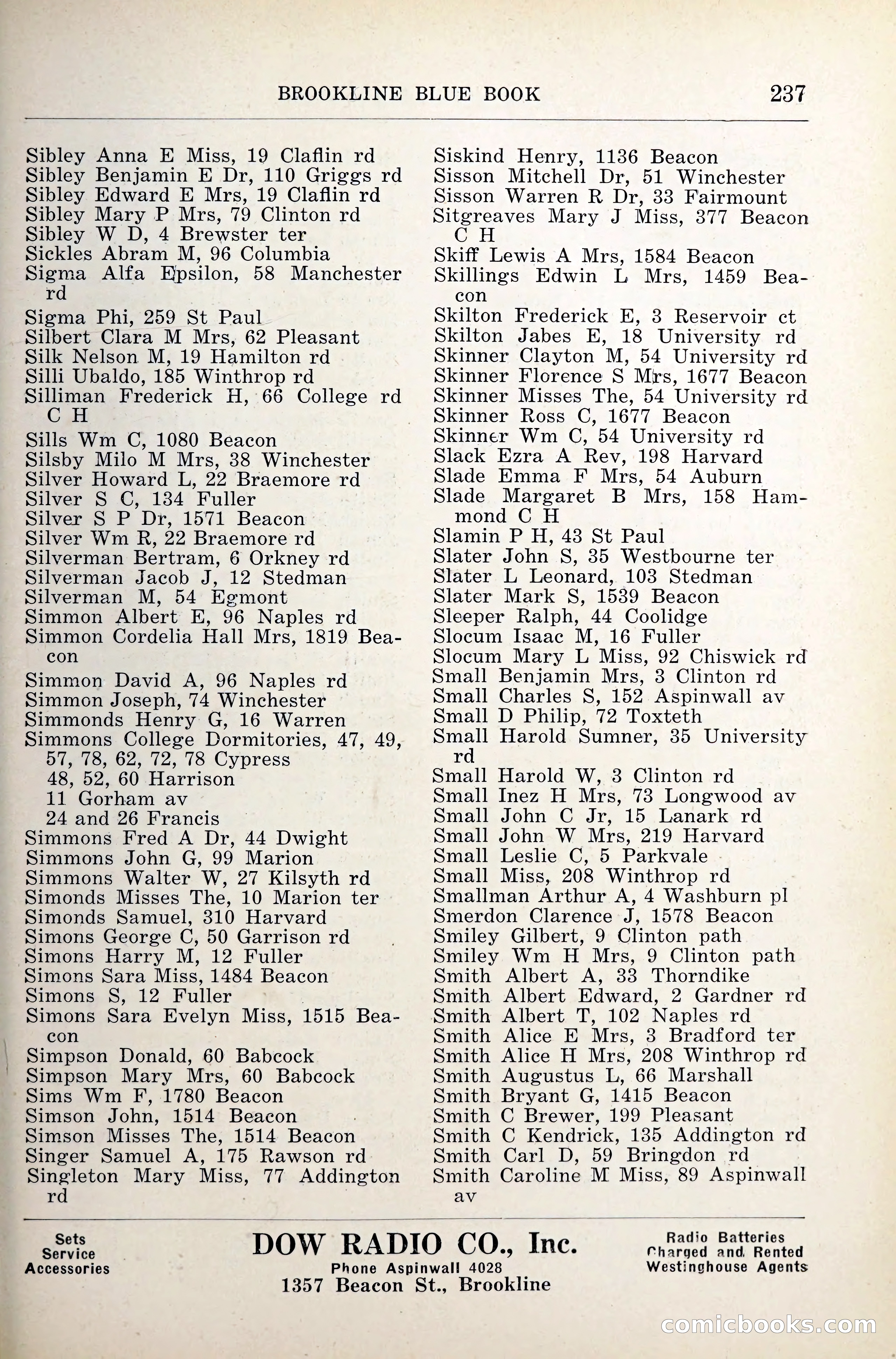 Blue Book of Brookline — page 278 of 341