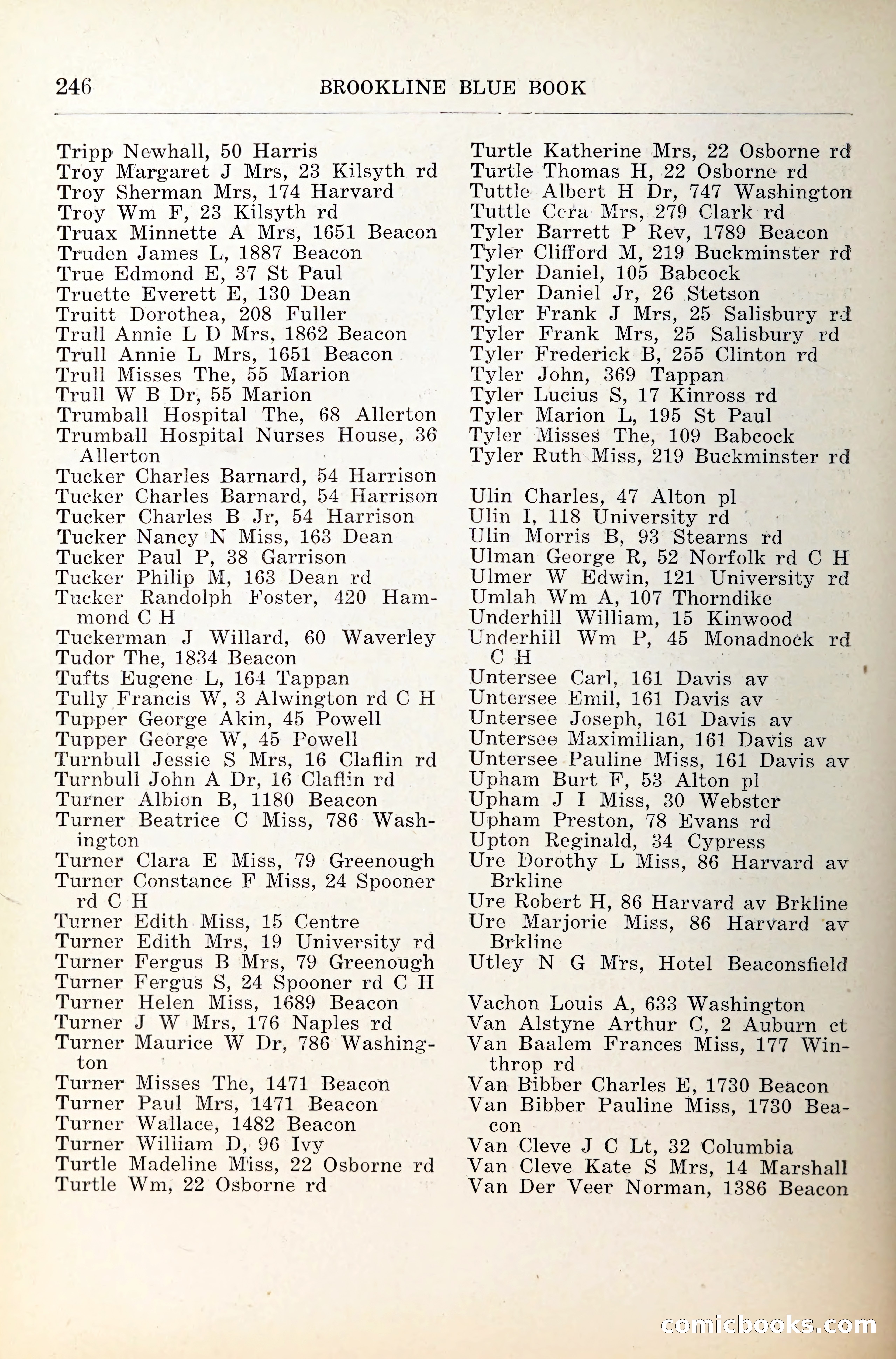 Blue Book of Brookline — page 287 of 341