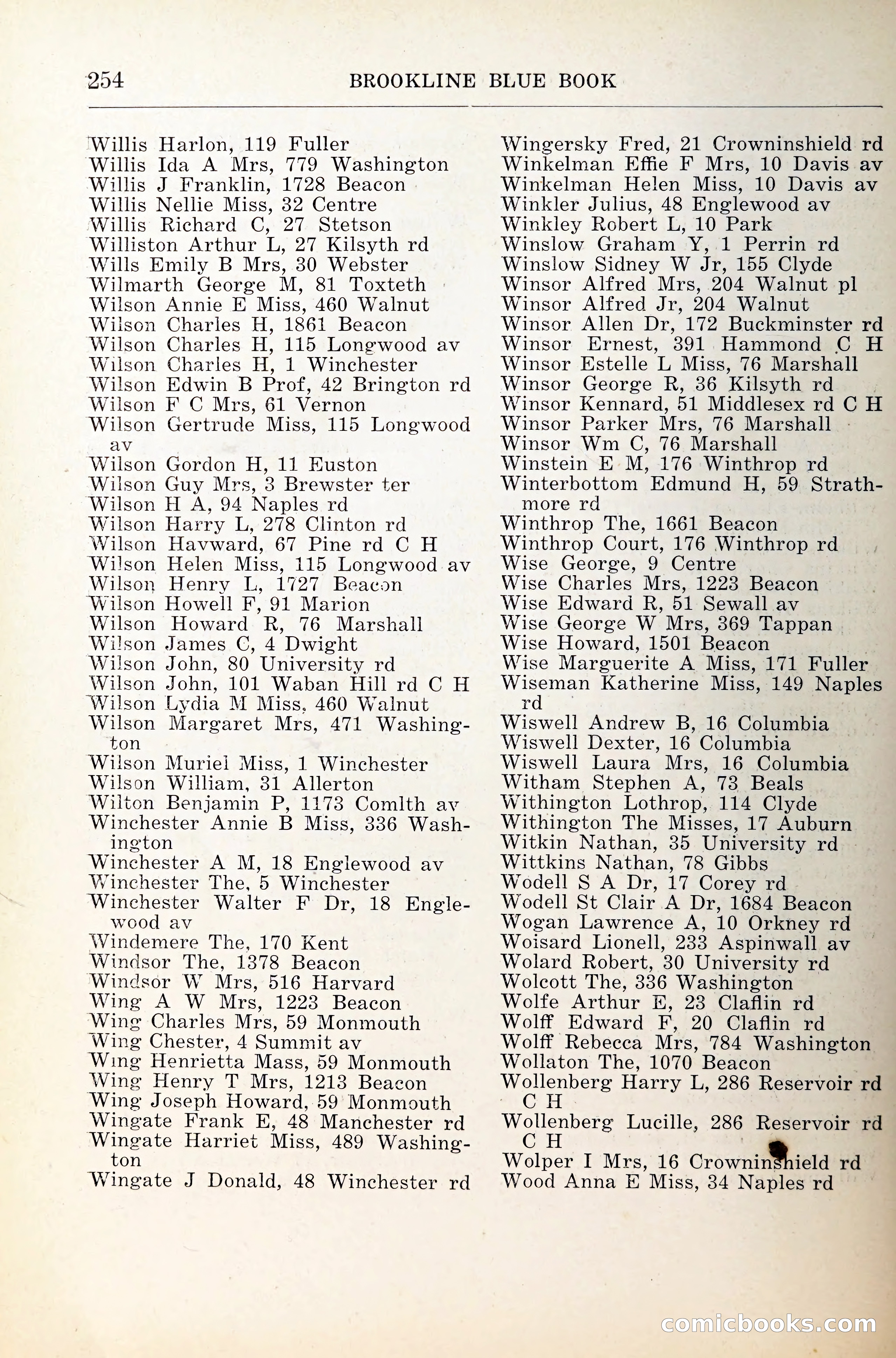 Blue Book of Brookline — page 295 of 341