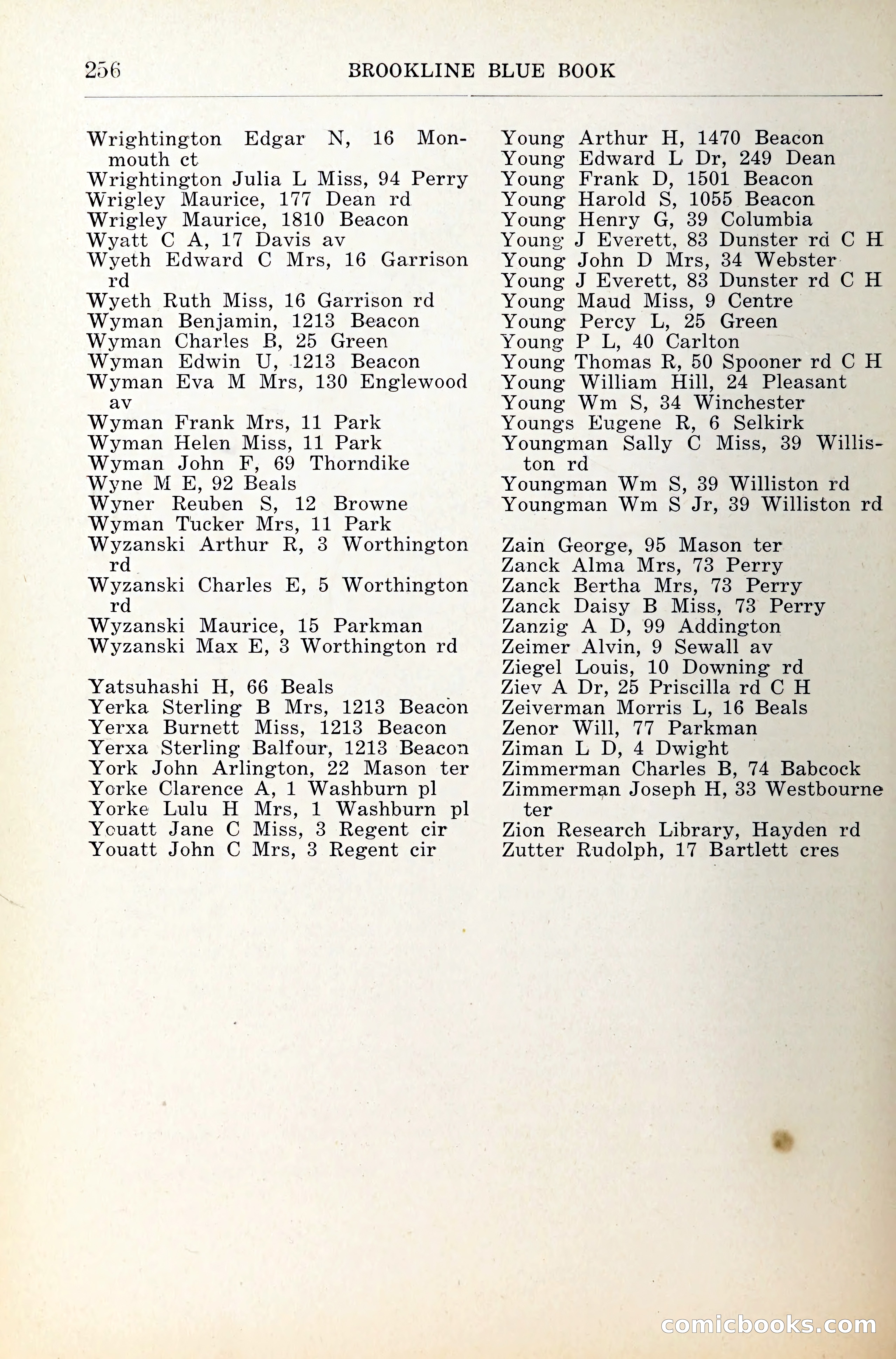 Blue Book of Brookline — page 297 of 341