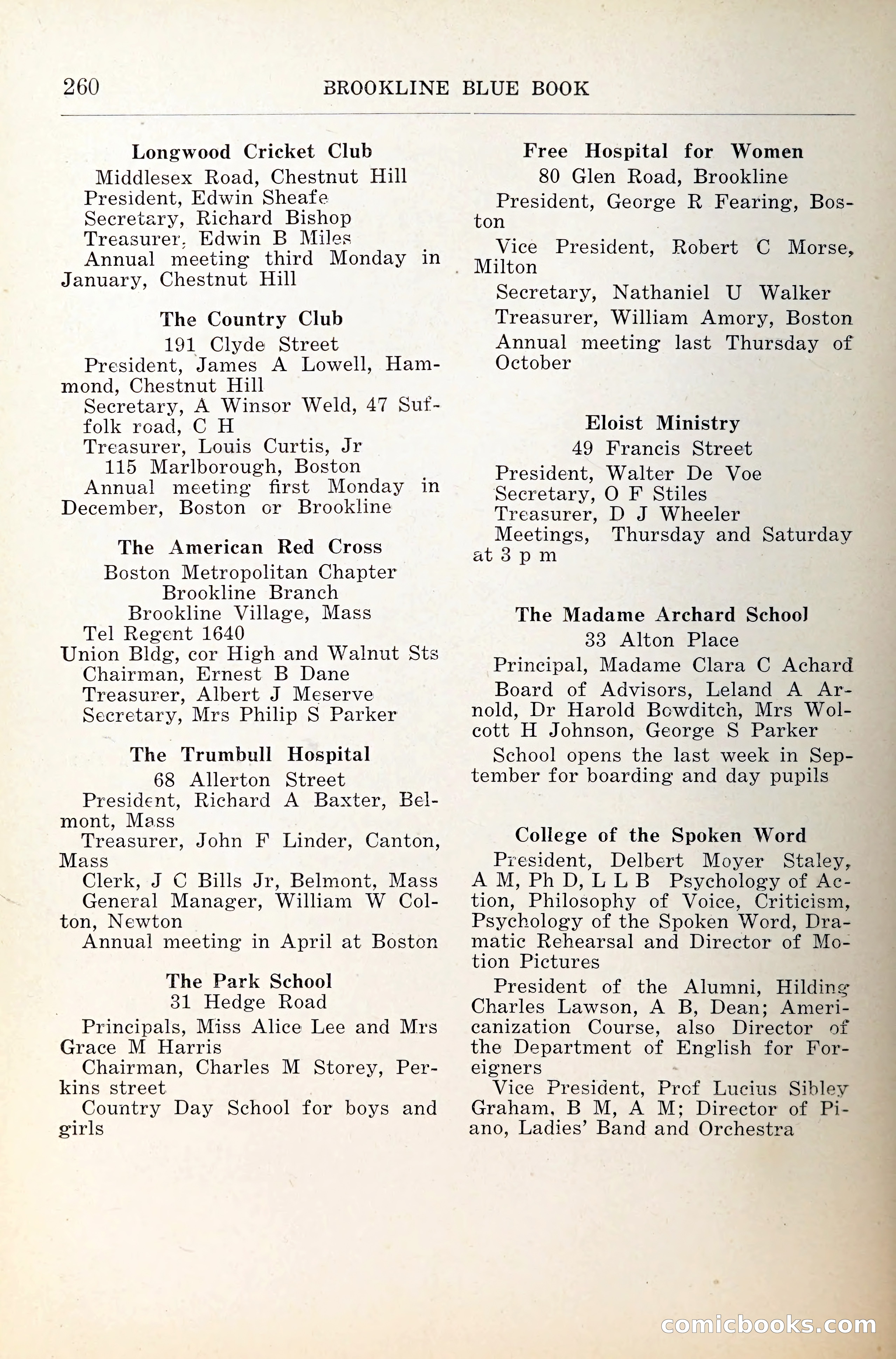 Blue Book of Brookline — page 301 of 341