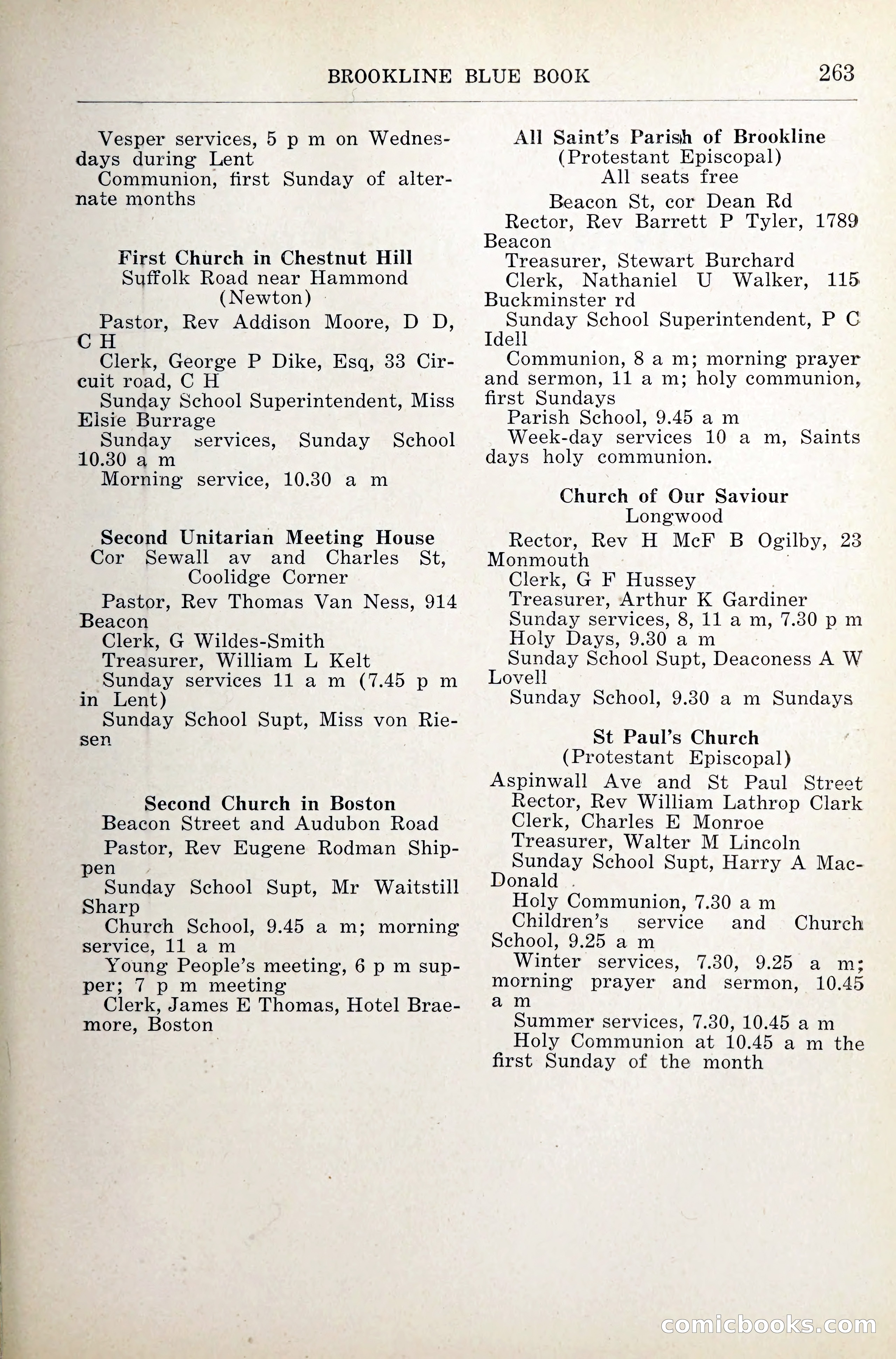 Blue Book of Brookline — page 304 of 341