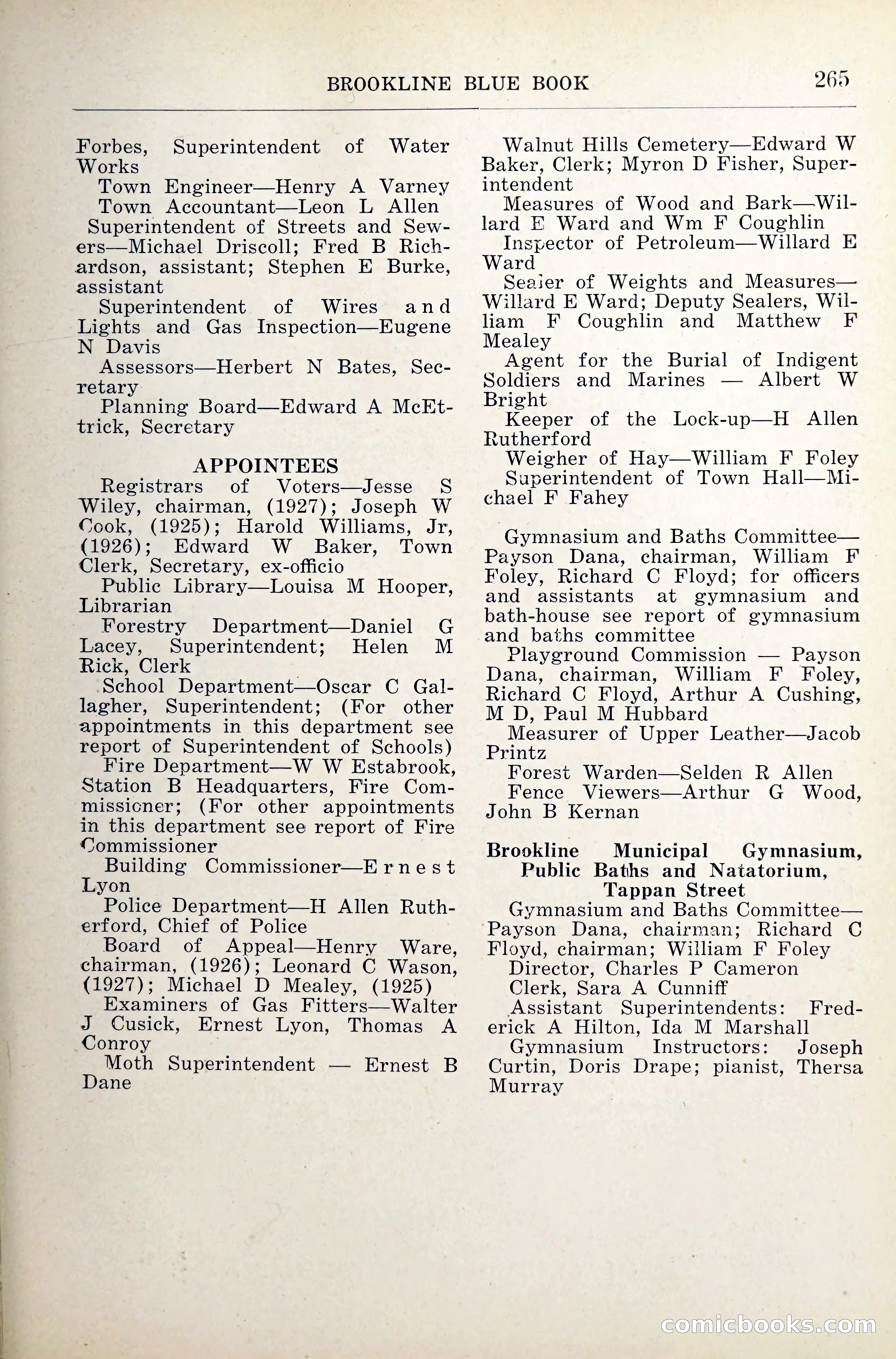 Blue Book of Brookline — page 306 of 341
