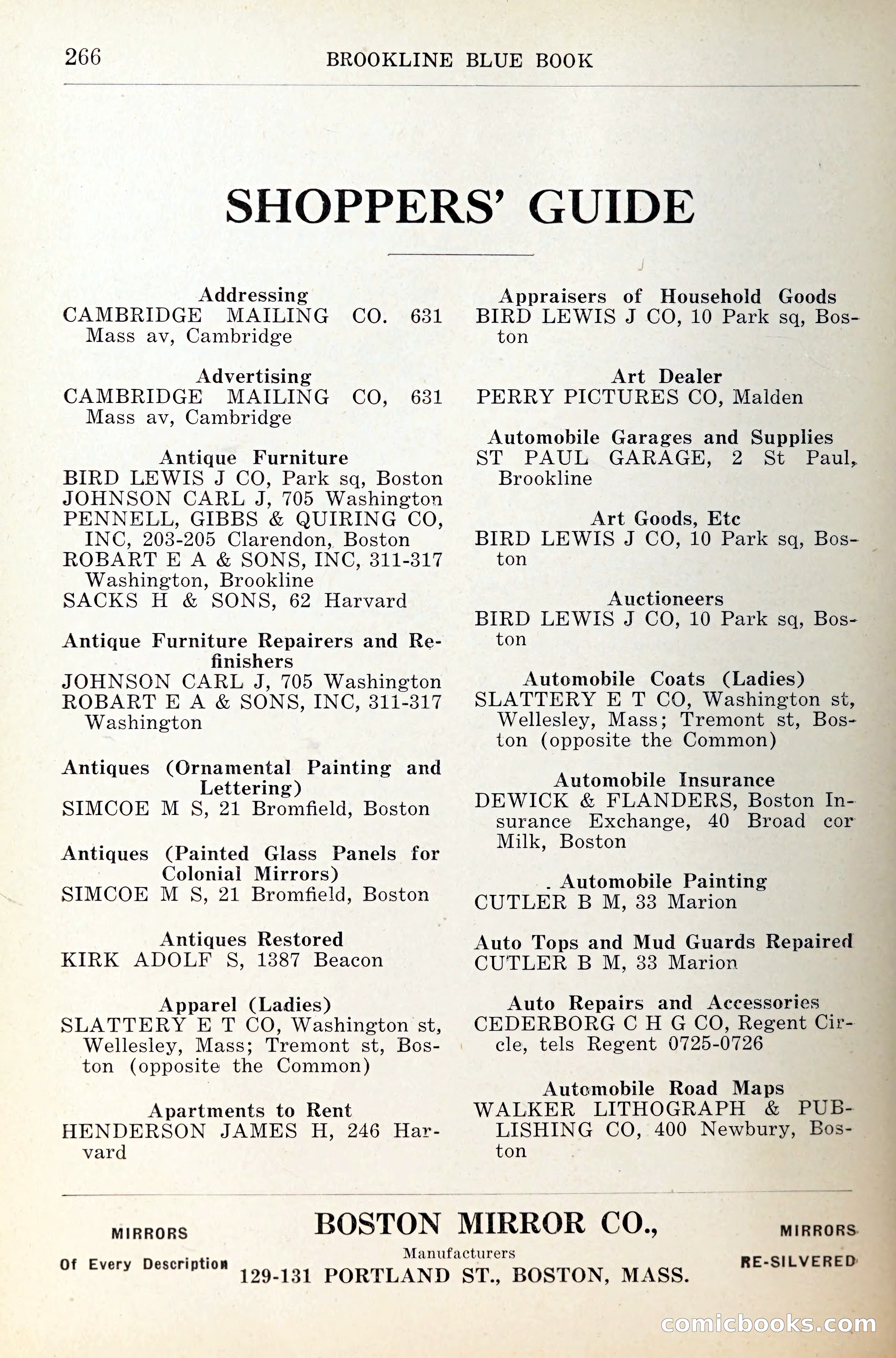 Blue Book of Brookline — page 307 of 341