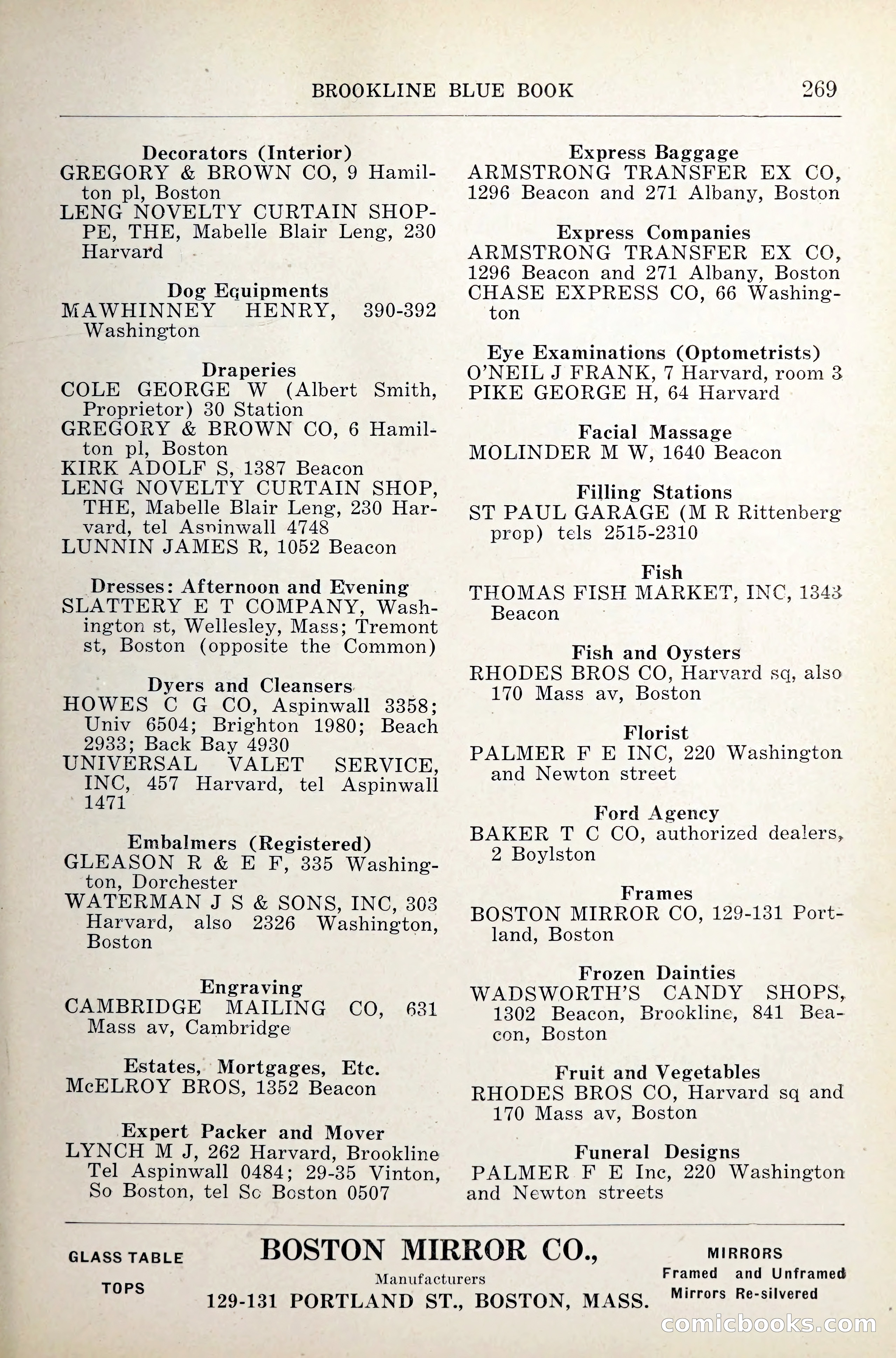 Blue Book of Brookline — page 310 of 341