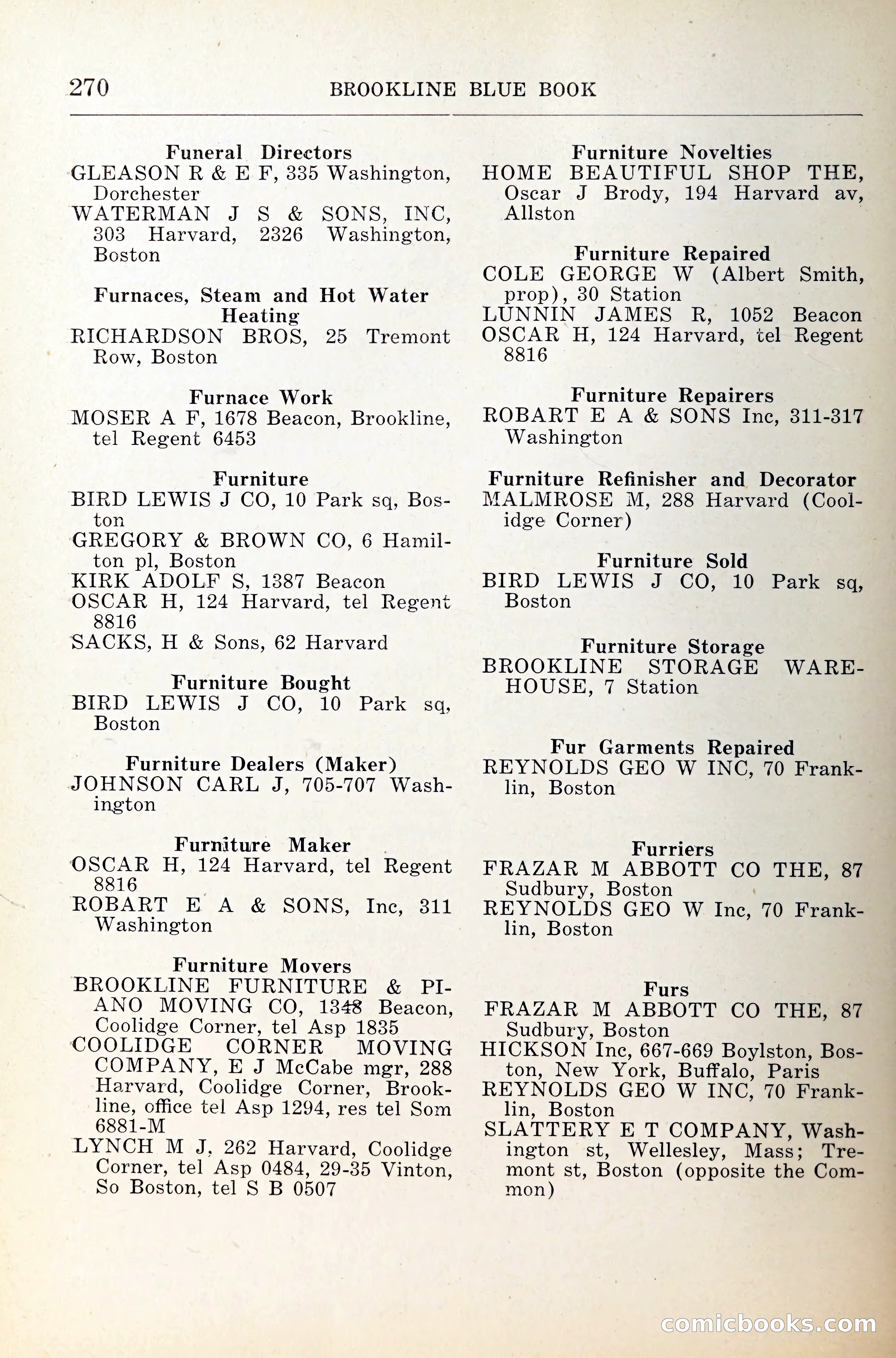 Blue Book of Brookline — page 311 of 341