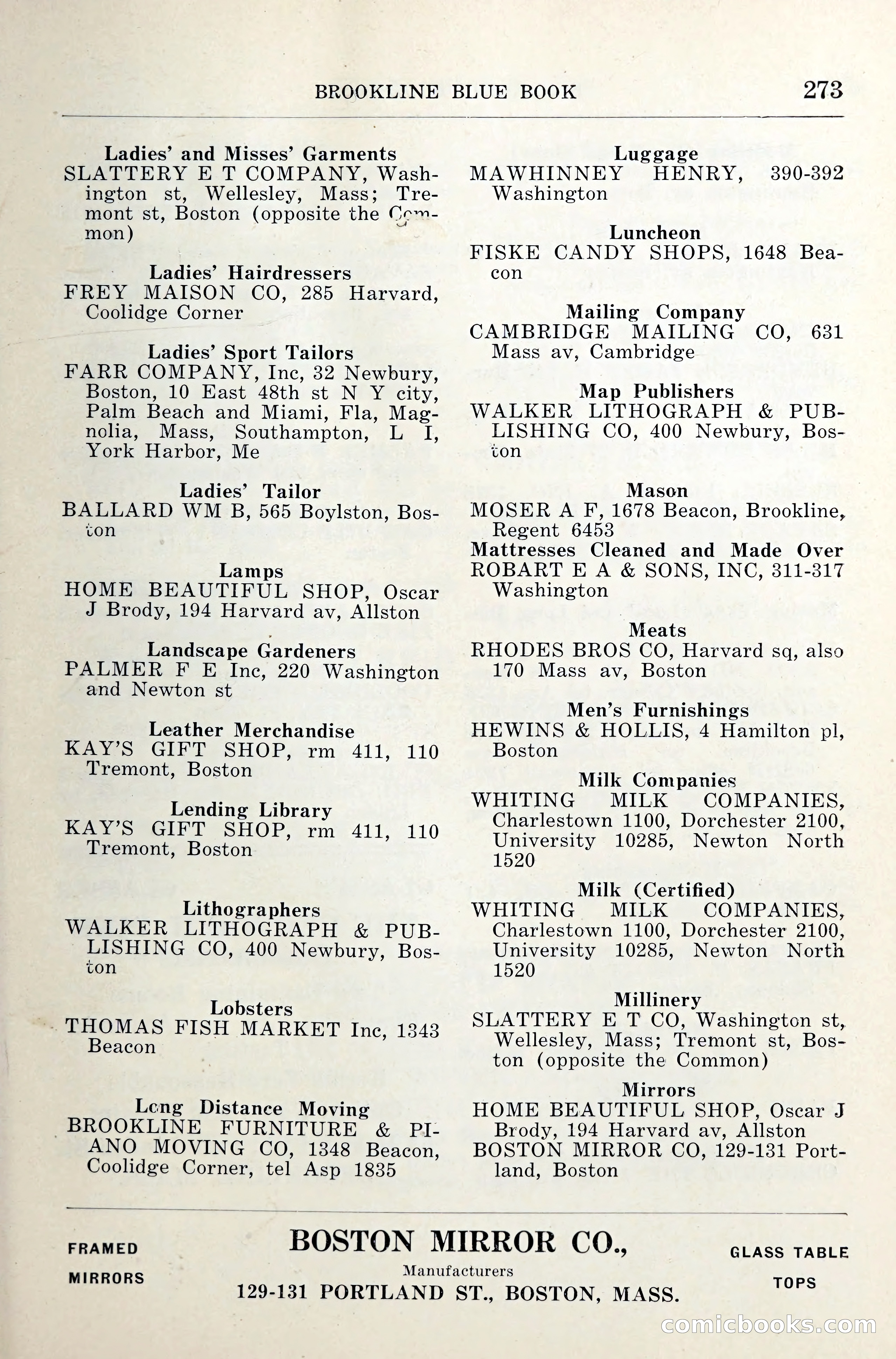 Blue Book of Brookline — page 314 of 341
