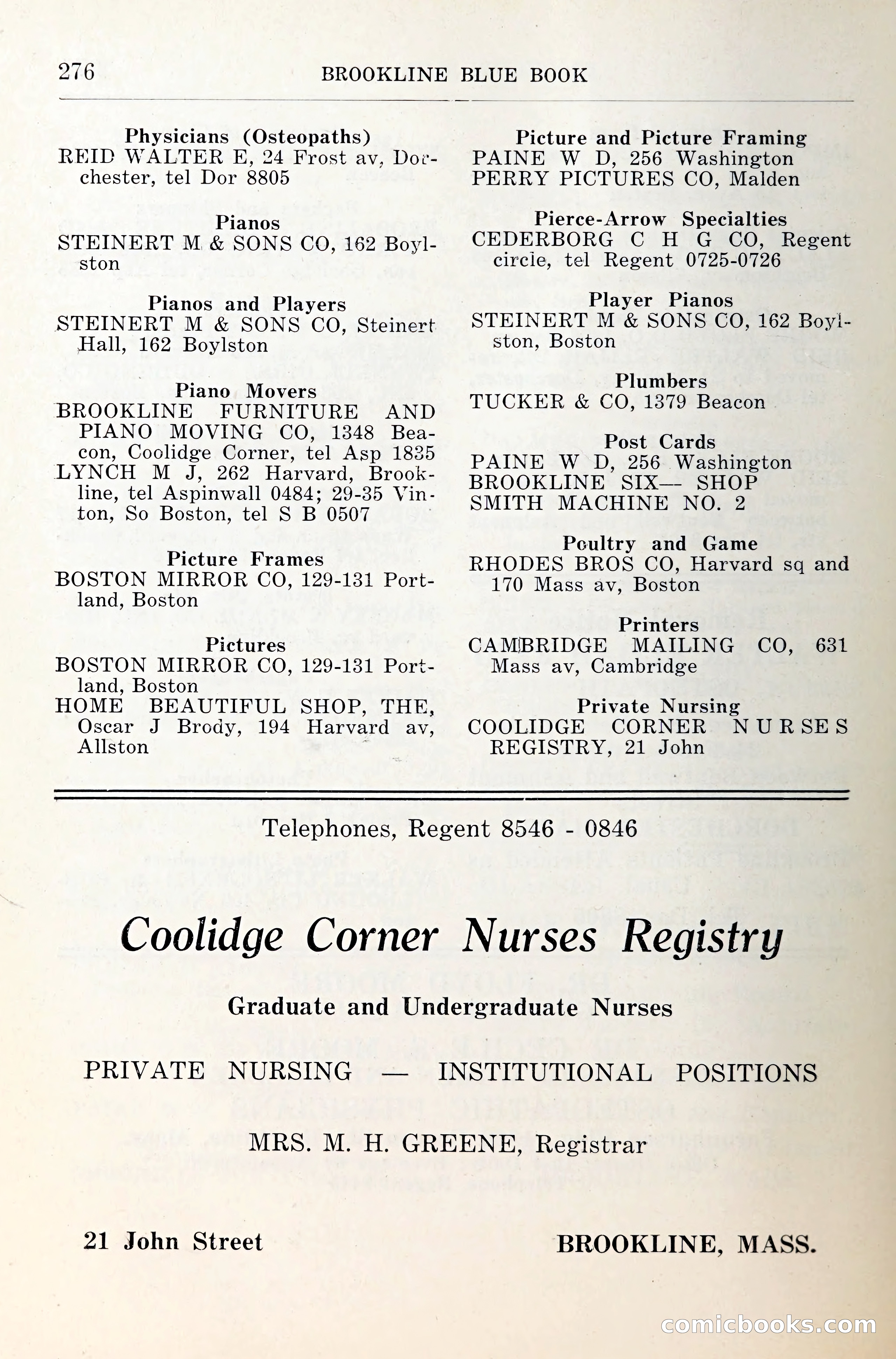 Blue Book of Brookline — page 317 of 341