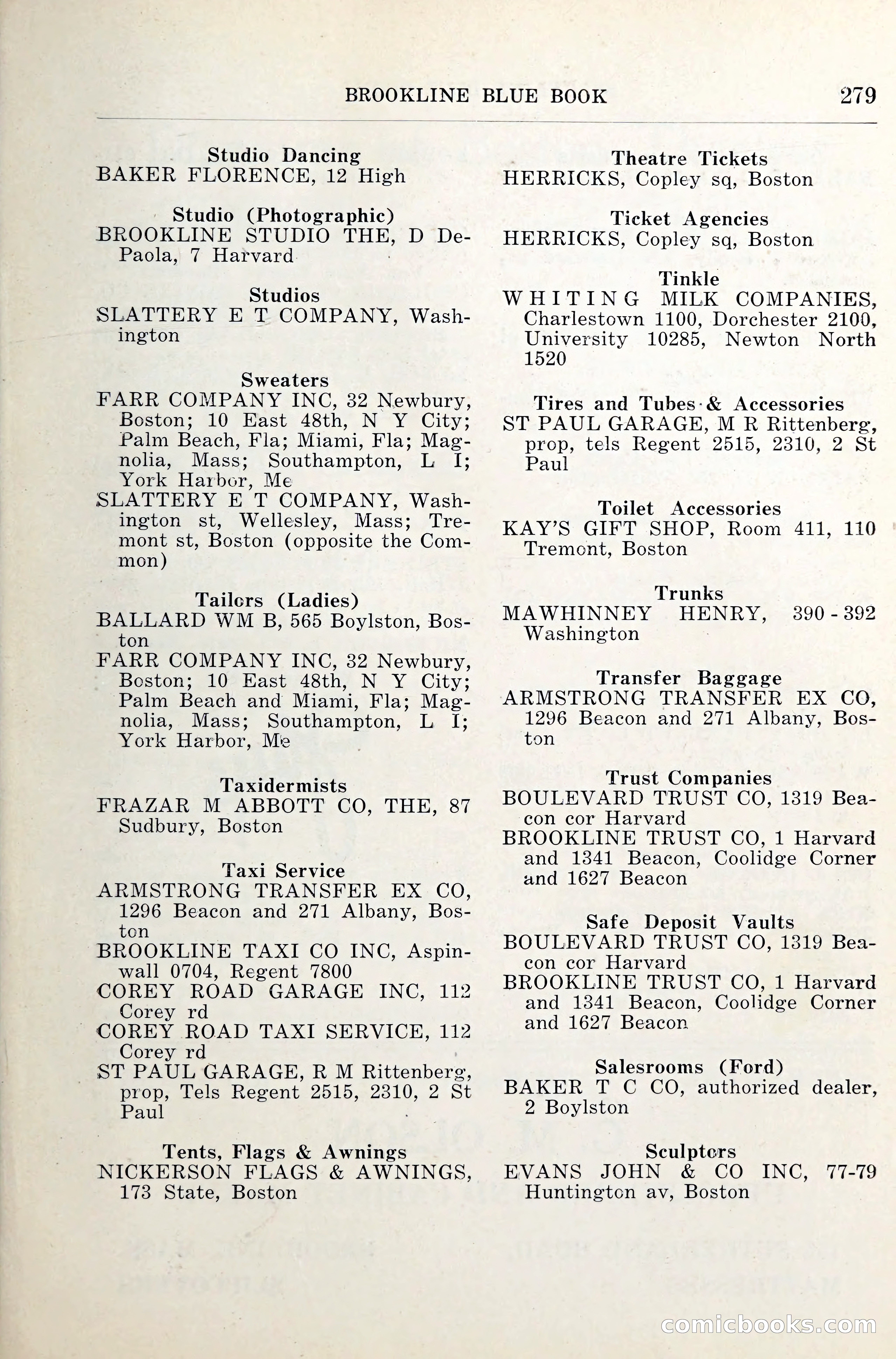 Blue Book of Brookline — page 320 of 341