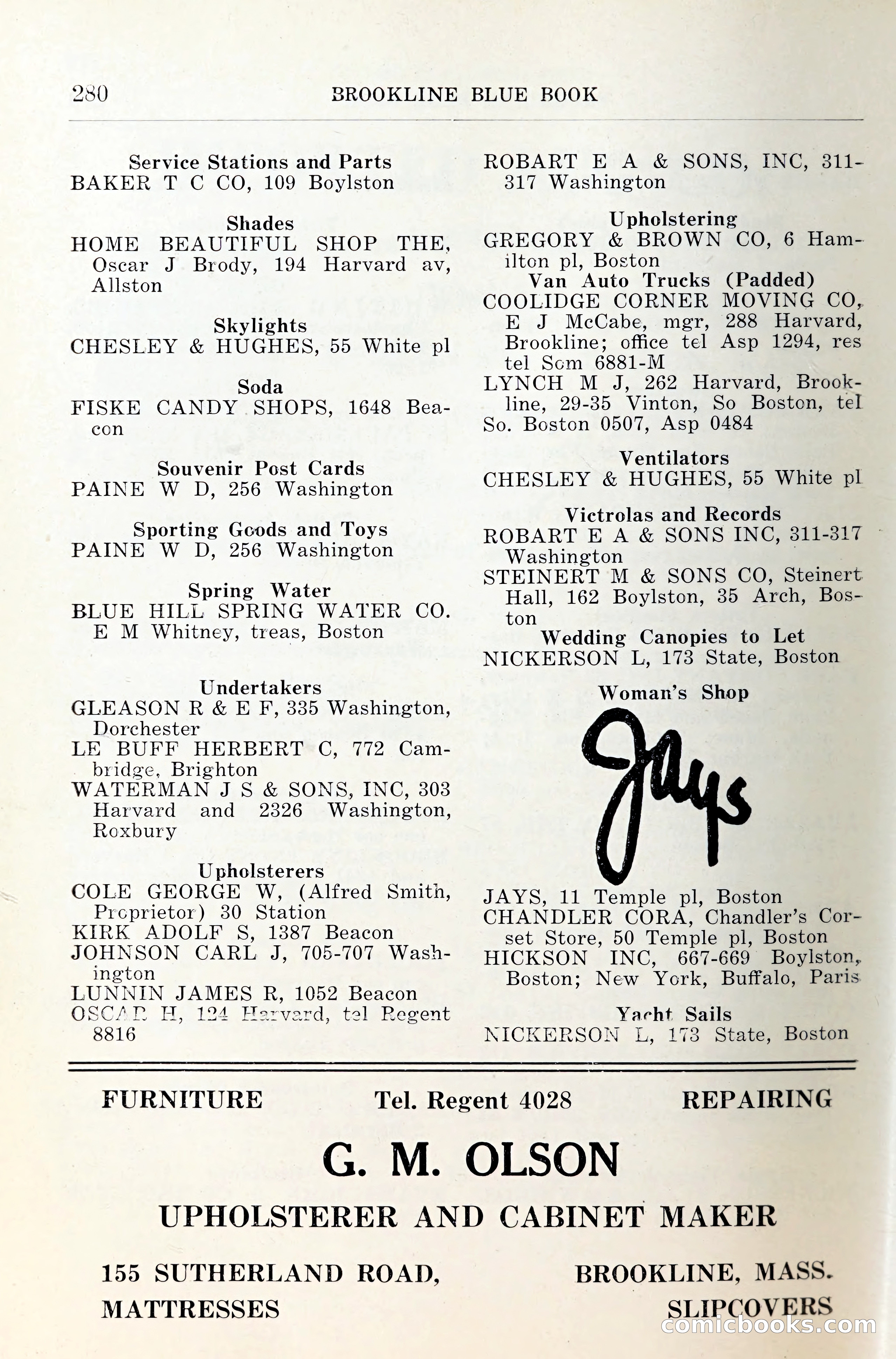 Blue Book of Brookline — page 321 of 341