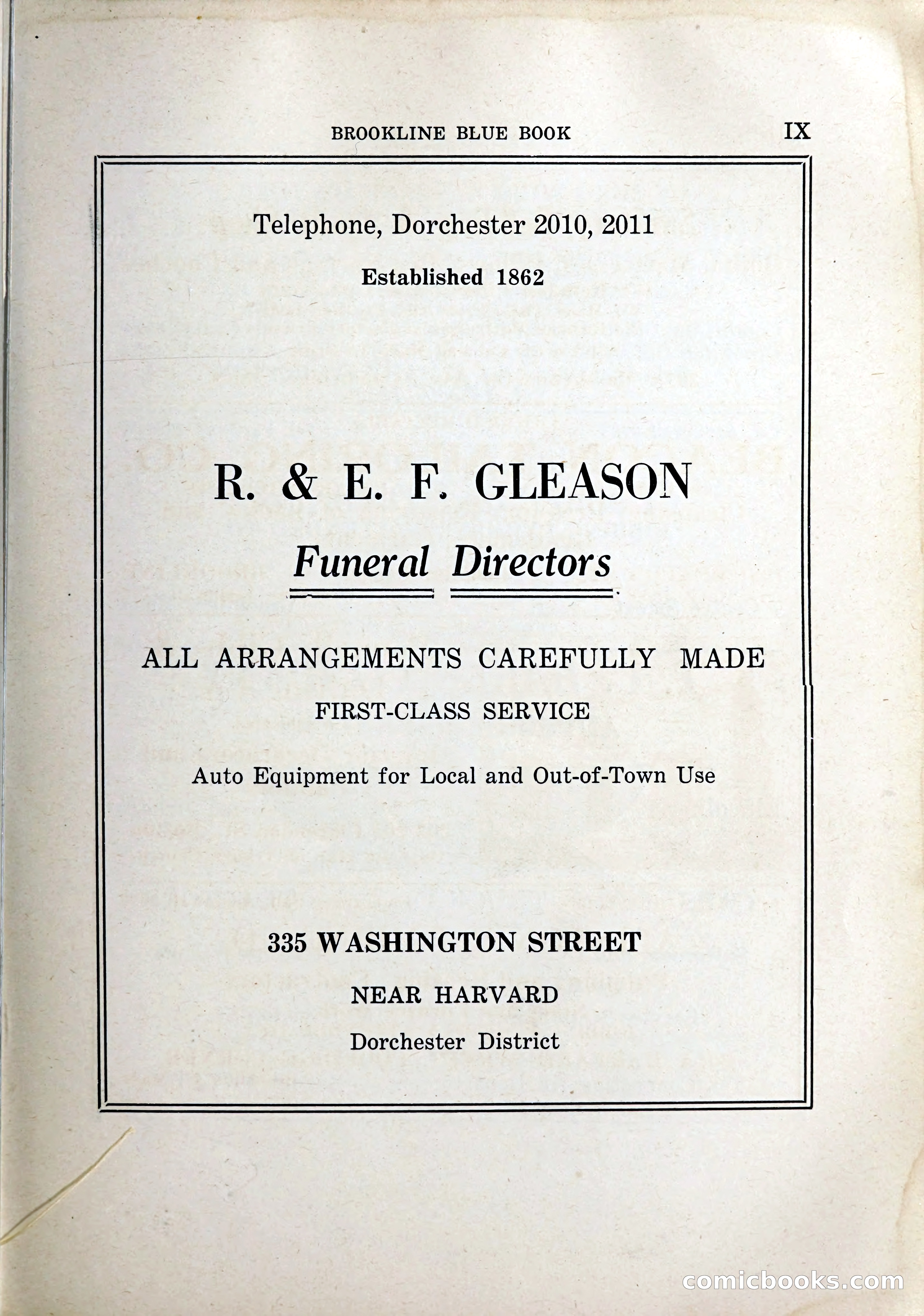 Blue Book of Brookline, 1926 — page 10 of 327