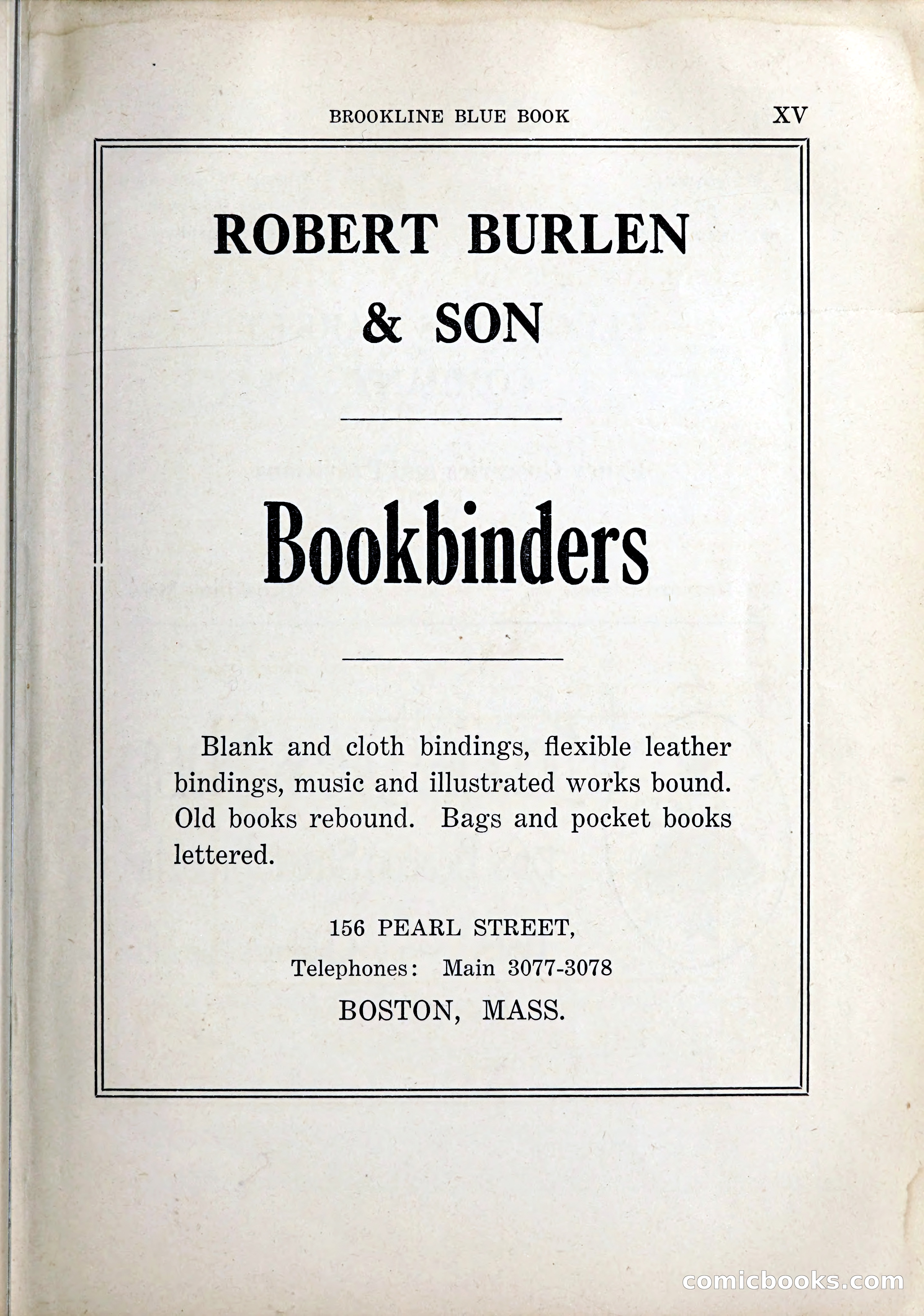 Blue Book of Brookline, 1926 — page 16 of 327