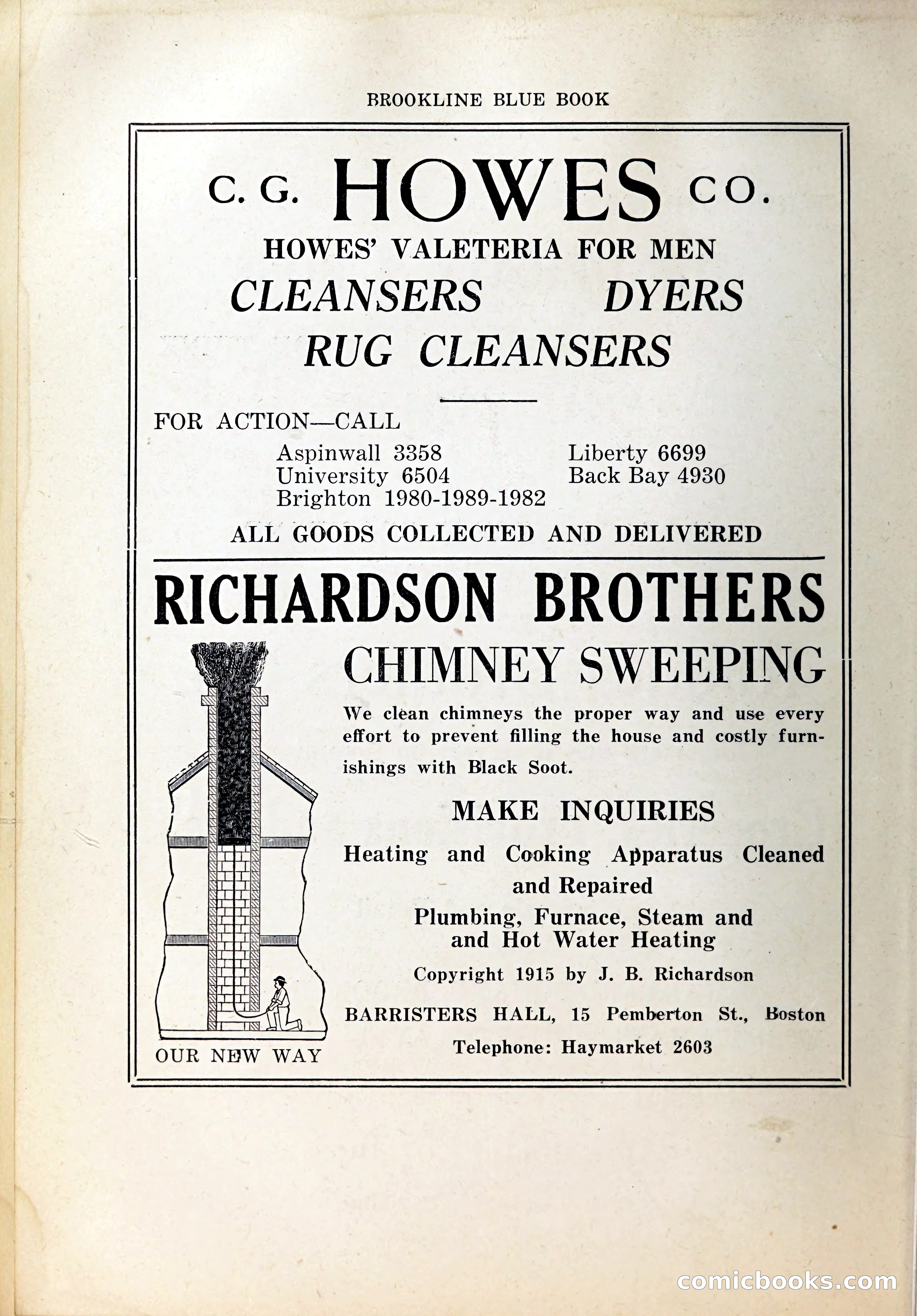 Blue Book of Brookline, 1926 — page 23 of 327