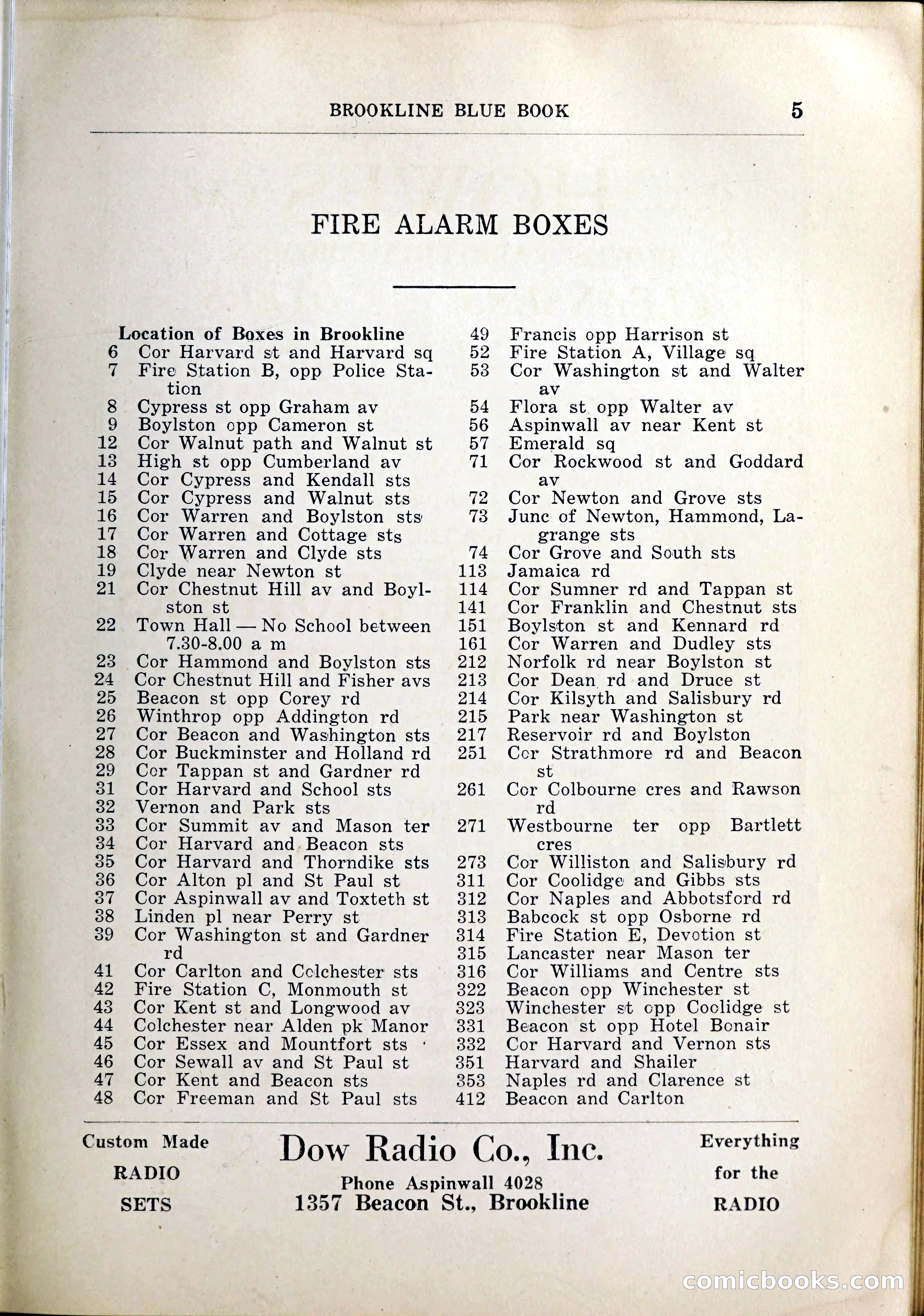 Blue Book of Brookline, 1926 — page 24 of 327