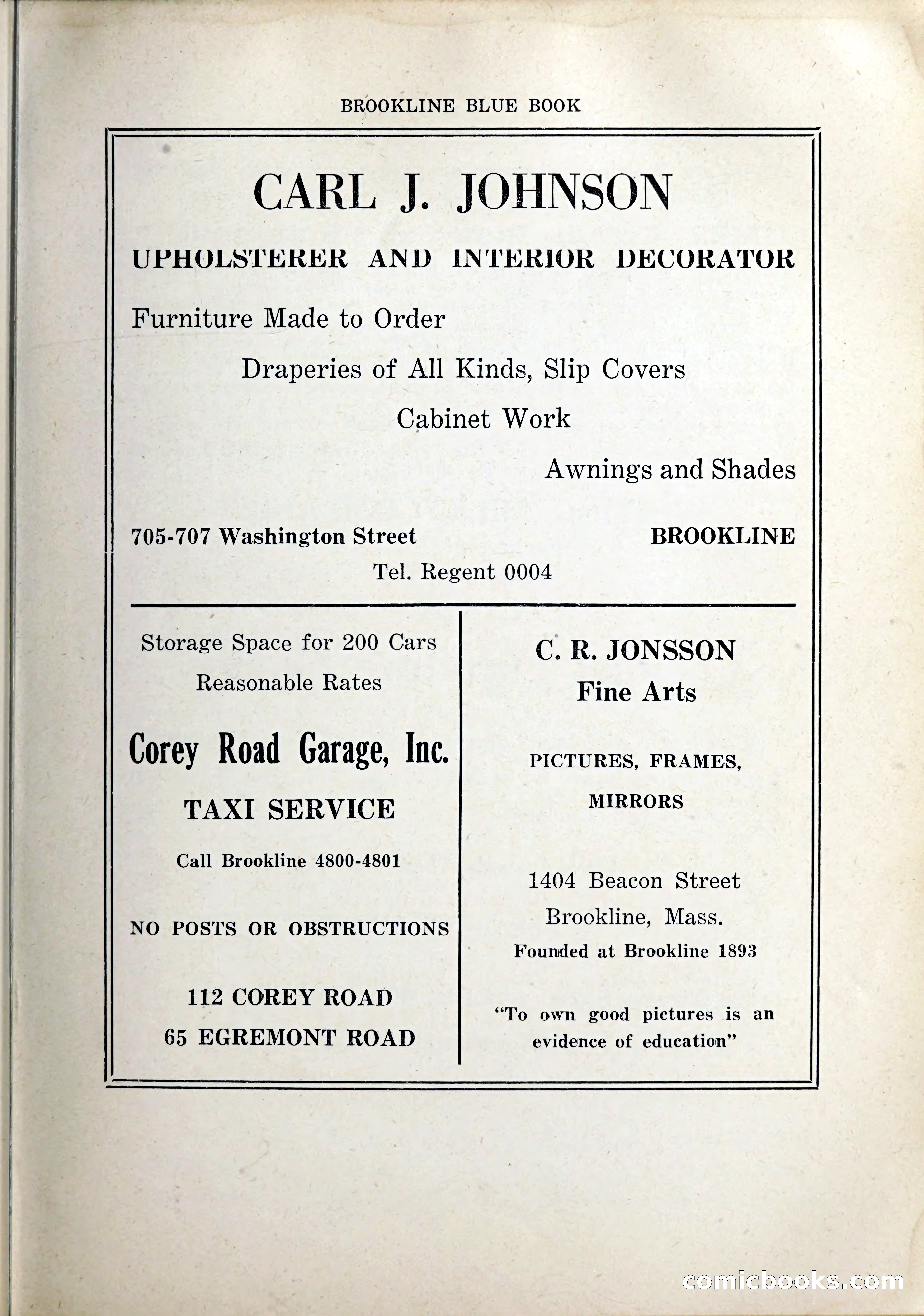 Blue Book of Brookline, 1926 — page 26 of 327