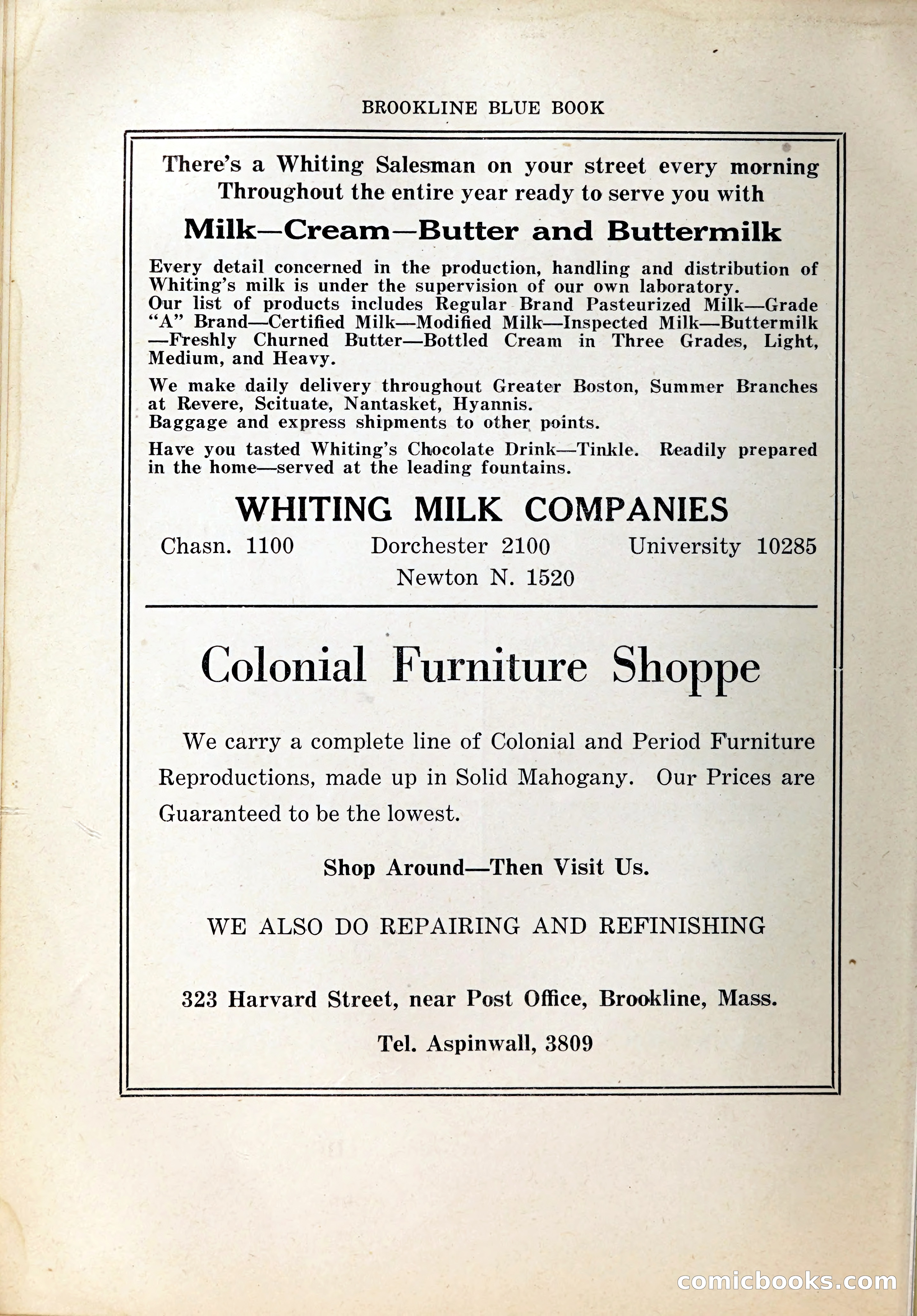 Blue Book of Brookline, 1926 — page 27 of 327