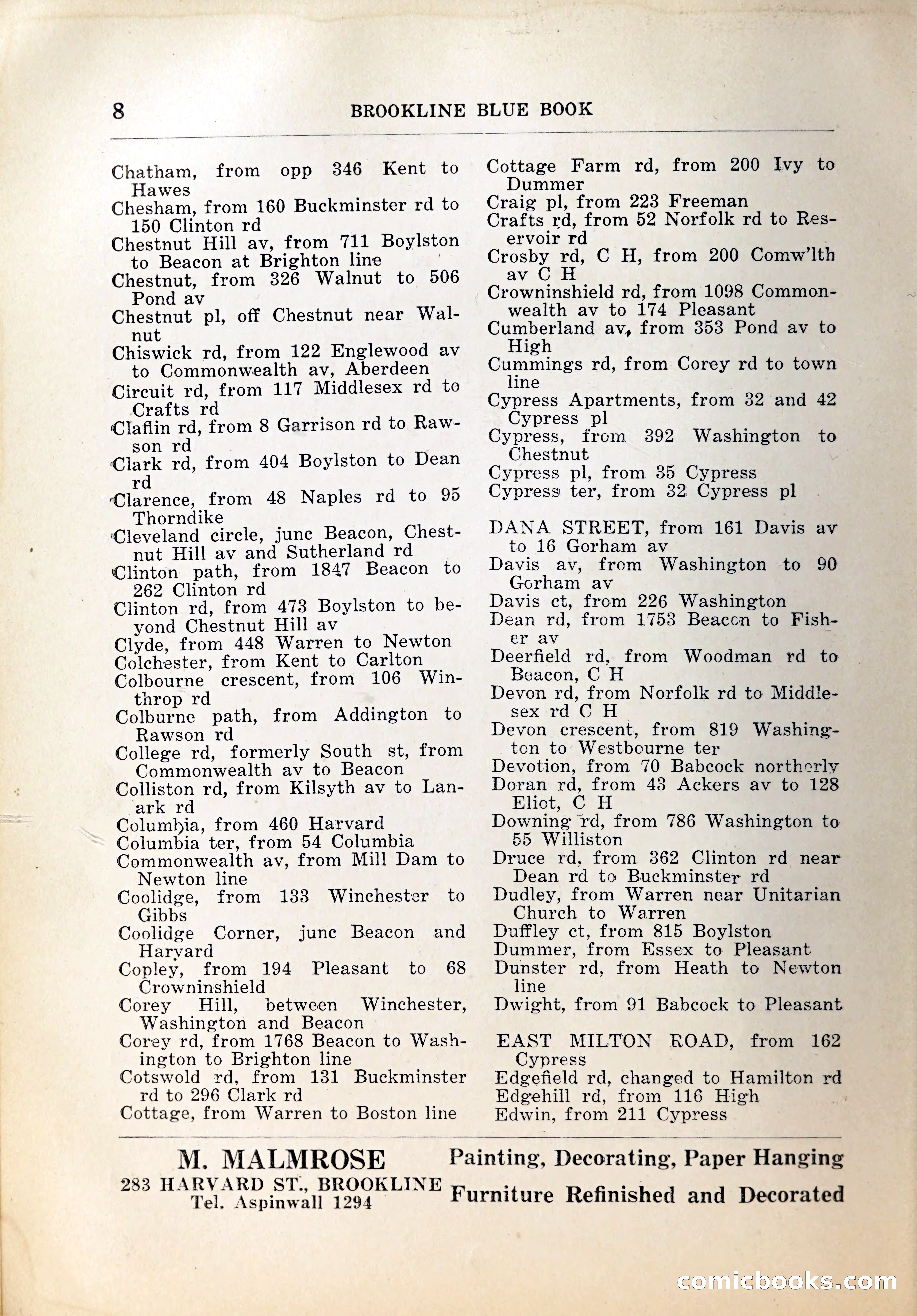 Blue Book of Brookline, 1926 — page 29 of 327