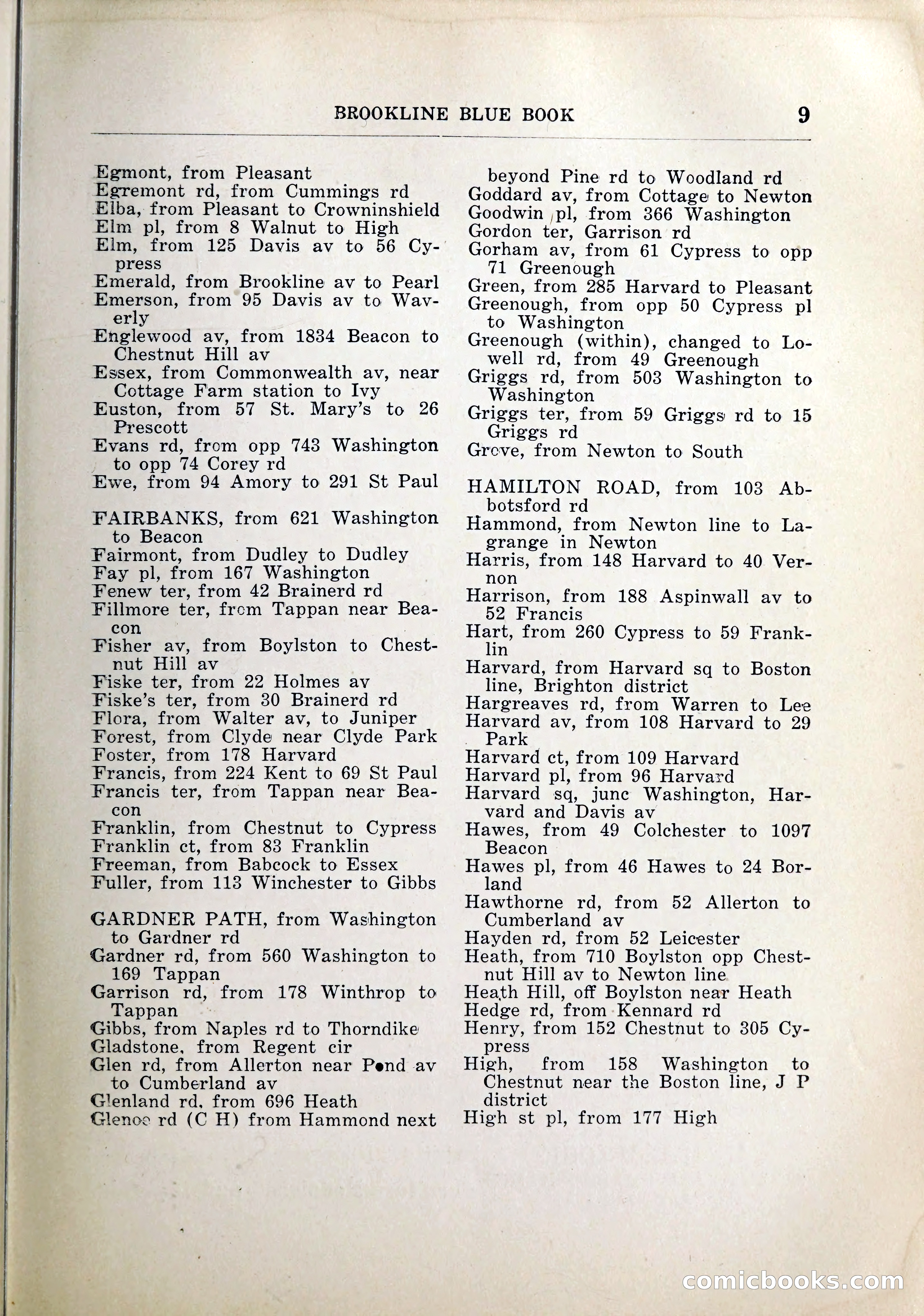 Blue Book of Brookline, 1926 — page 30 of 327