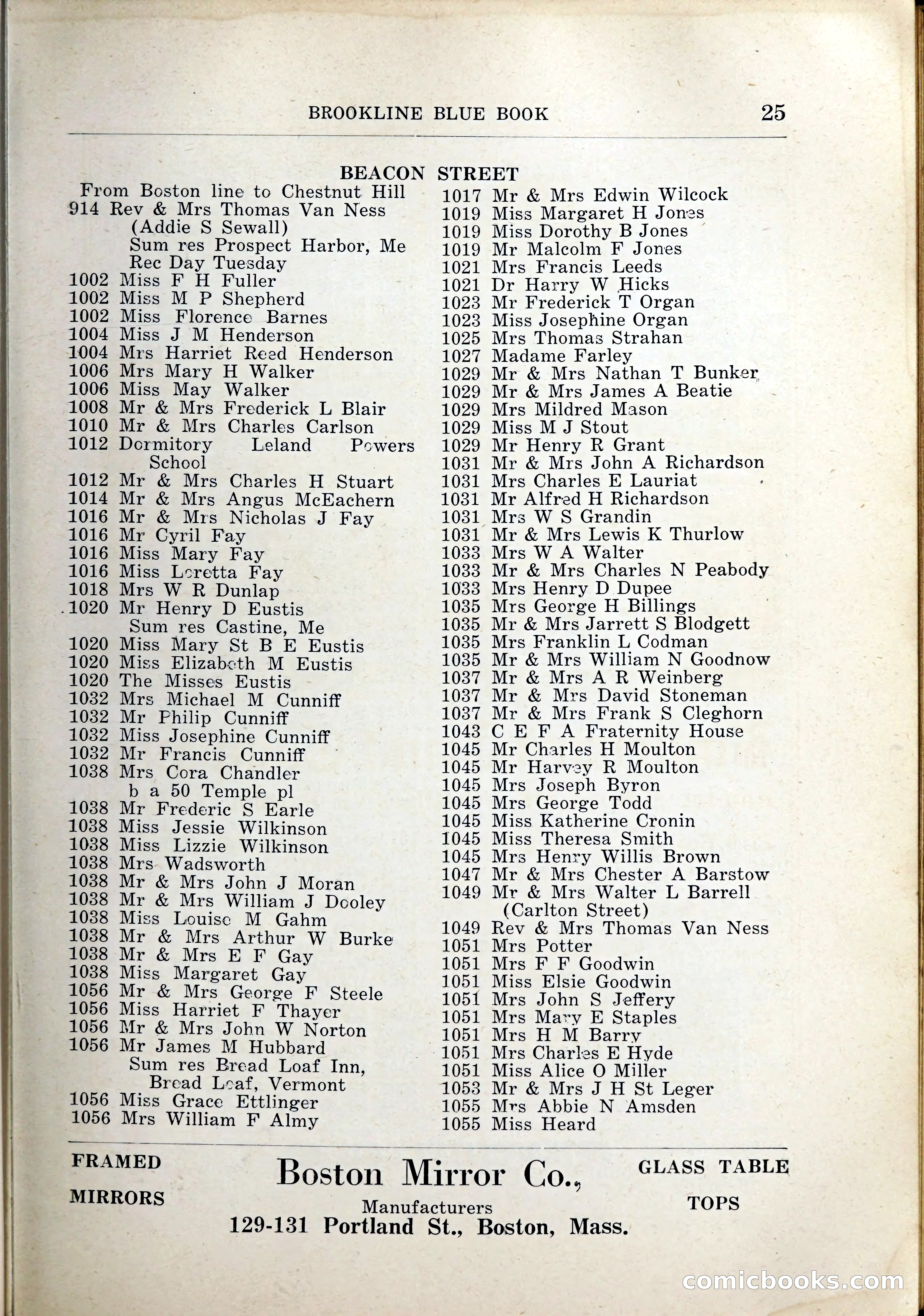 Blue Book of Brookline, 1926 — page 48 of 327